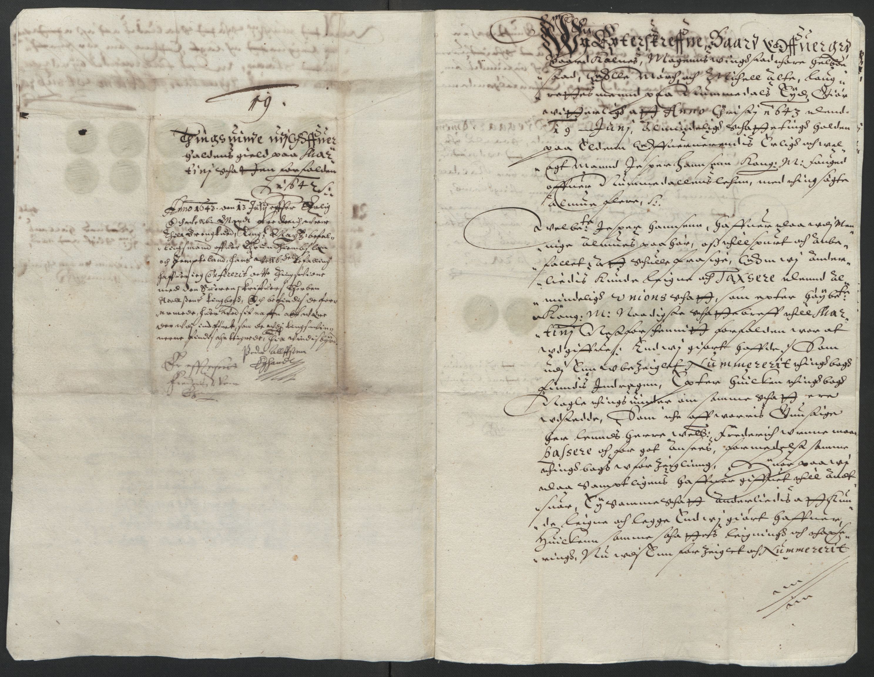 Rentekammeret inntil 1814, Reviderte regnskaper, Lensregnskaper, AV/RA-EA-5023/R/Rb/Rbw/L0075: Trondheim len, 1640-1643