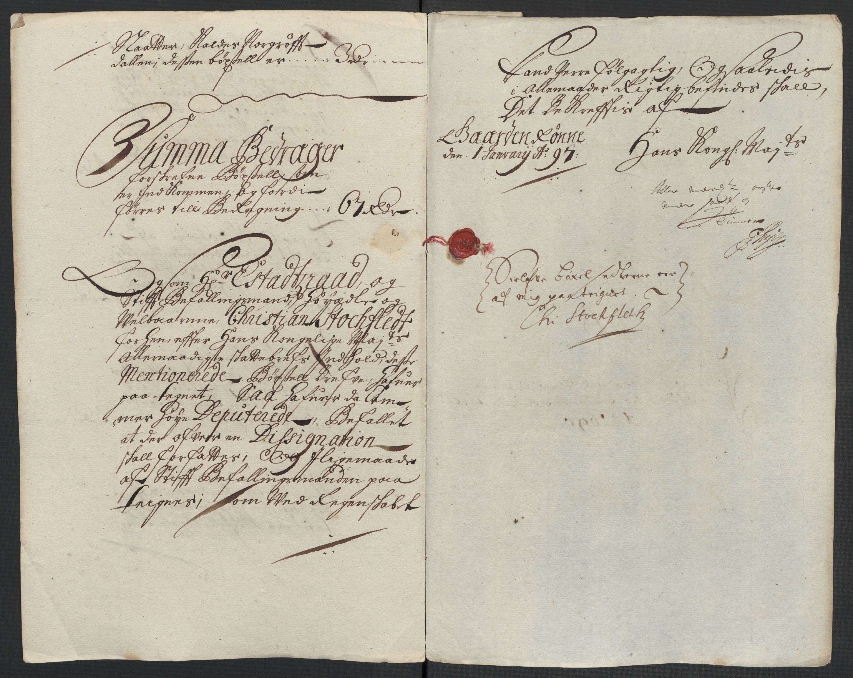 Rentekammeret inntil 1814, Reviderte regnskaper, Fogderegnskap, AV/RA-EA-4092/R13/L0834: Fogderegnskap Solør, Odal og Østerdal, 1696, p. 196