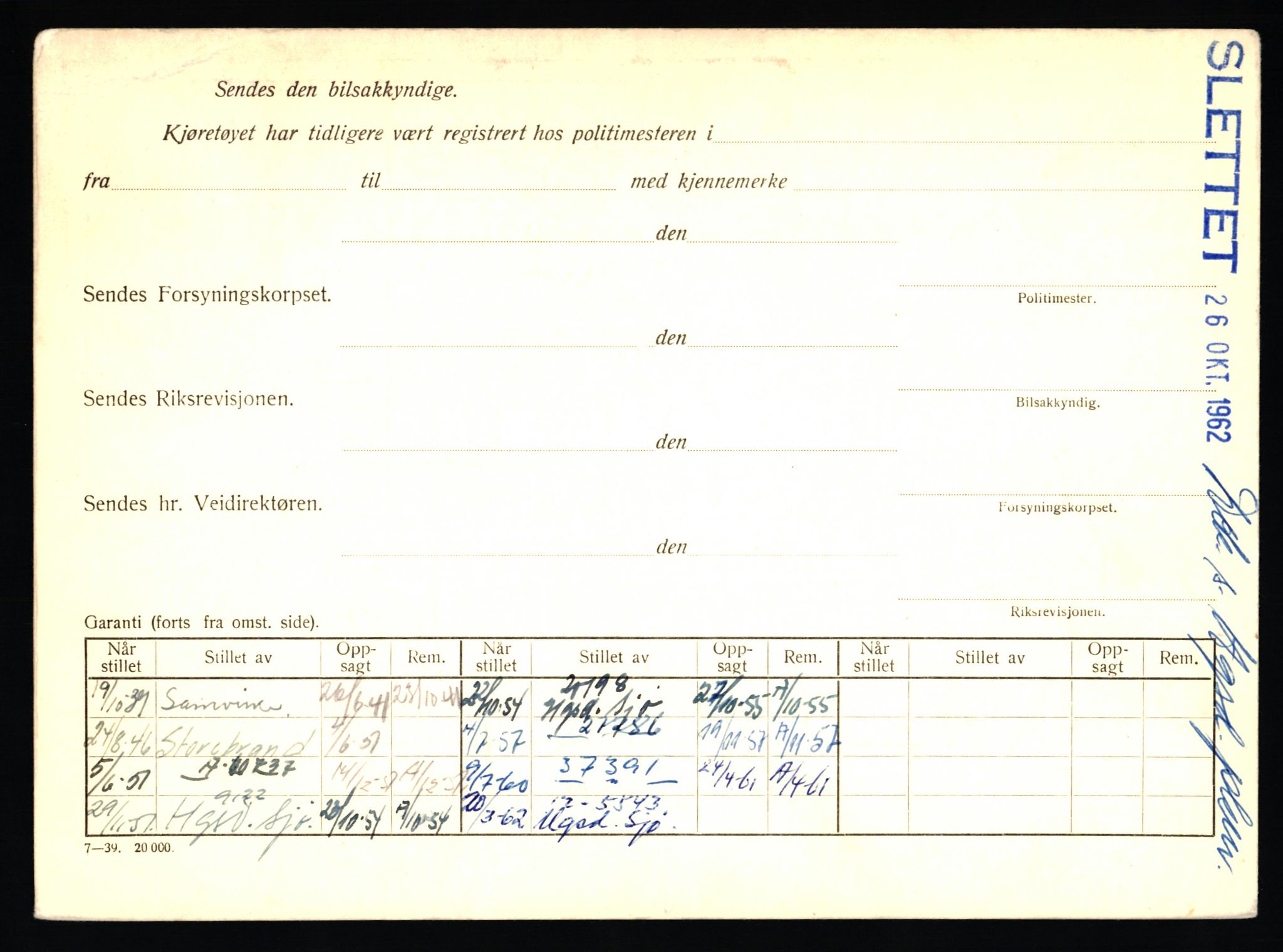 Stavanger trafikkstasjon, SAST/A-101942/0/F/L0063: L-62700 - L-63799, 1930-1971, p. 2032