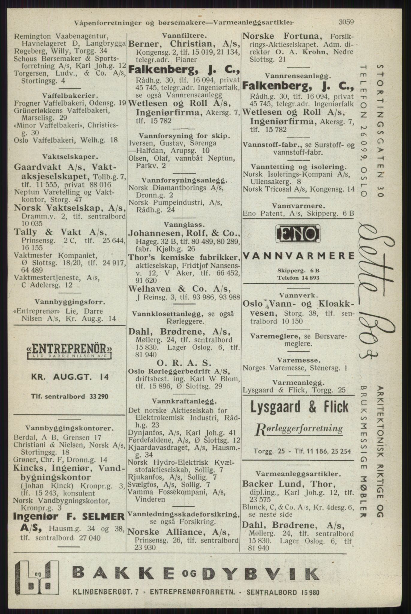 Kristiania/Oslo adressebok, PUBL/-, 1944, p. 3059