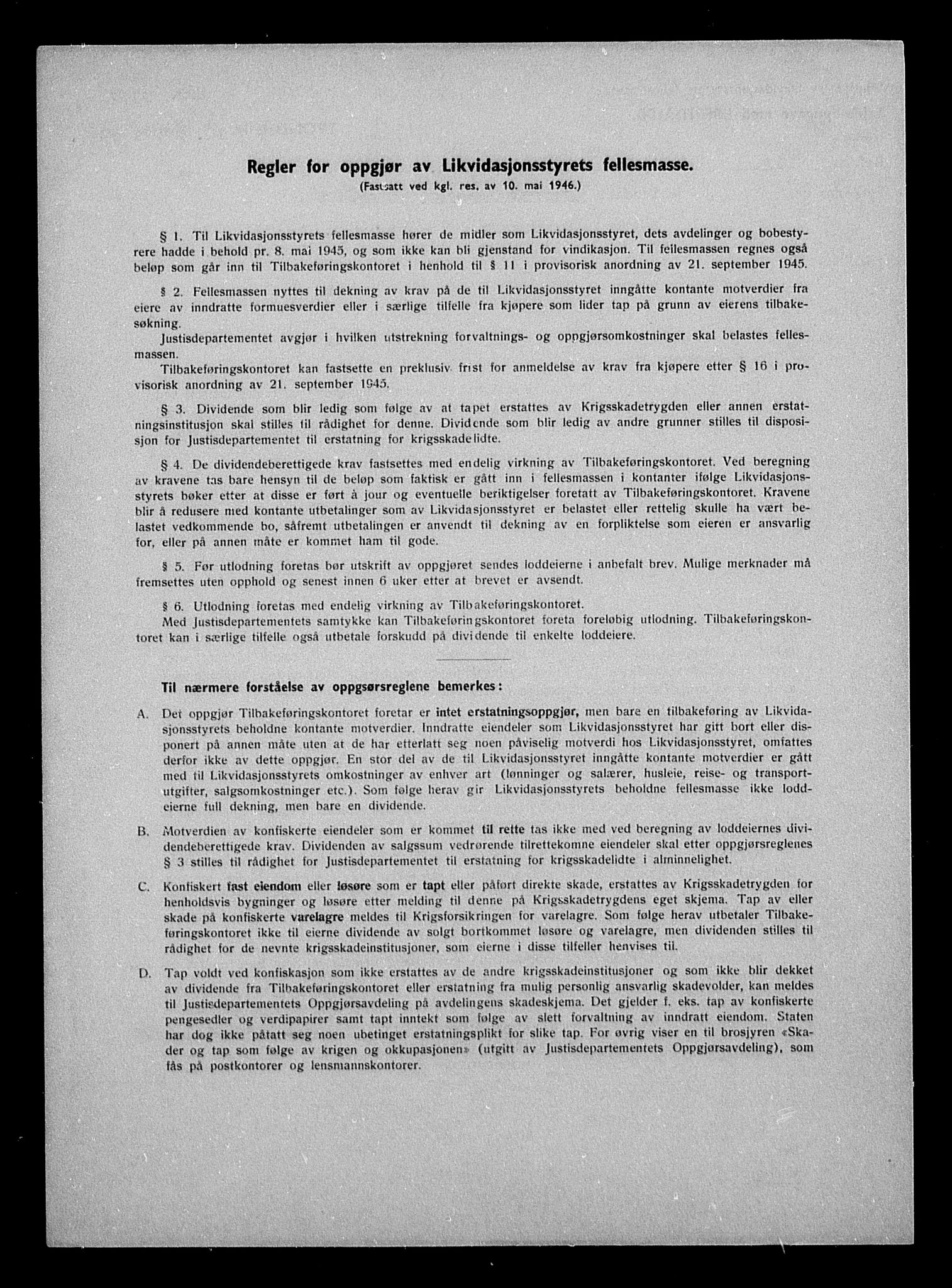 Justisdepartementet, Tilbakeføringskontoret for inndratte formuer, AV/RA-S-1564/H/Hc/Hca/L0906: --, 1945-1947, p. 343