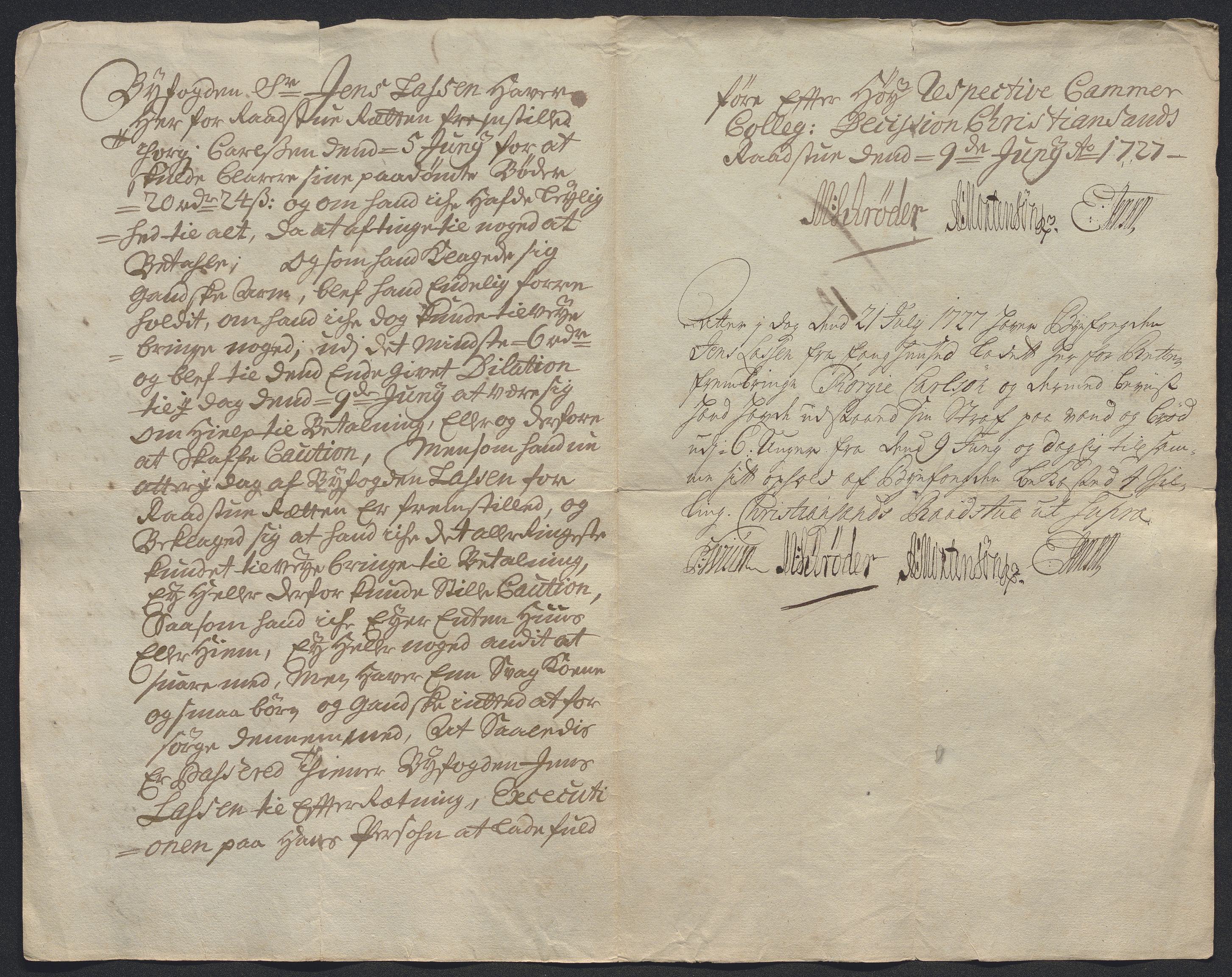 Rentekammeret inntil 1814, Reviderte regnskaper, Byregnskaper, AV/RA-EA-4066/R/Rm/L0286: [M19] Sikt og sakefall, 1719-1727, p. 664