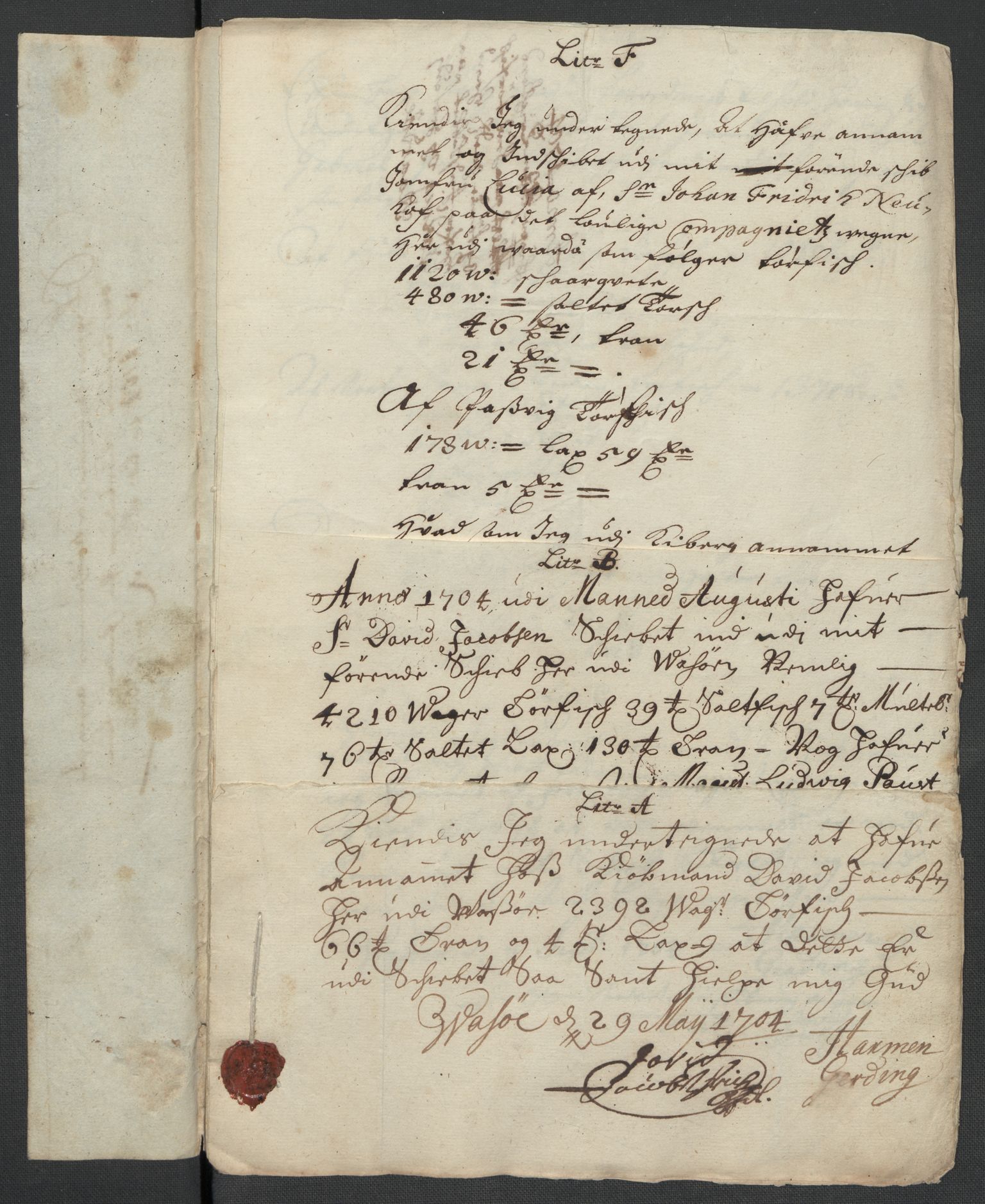 Rentekammeret inntil 1814, Reviderte regnskaper, Fogderegnskap, AV/RA-EA-4092/R69/L4852: Fogderegnskap Finnmark/Vardøhus, 1701-1704, p. 433