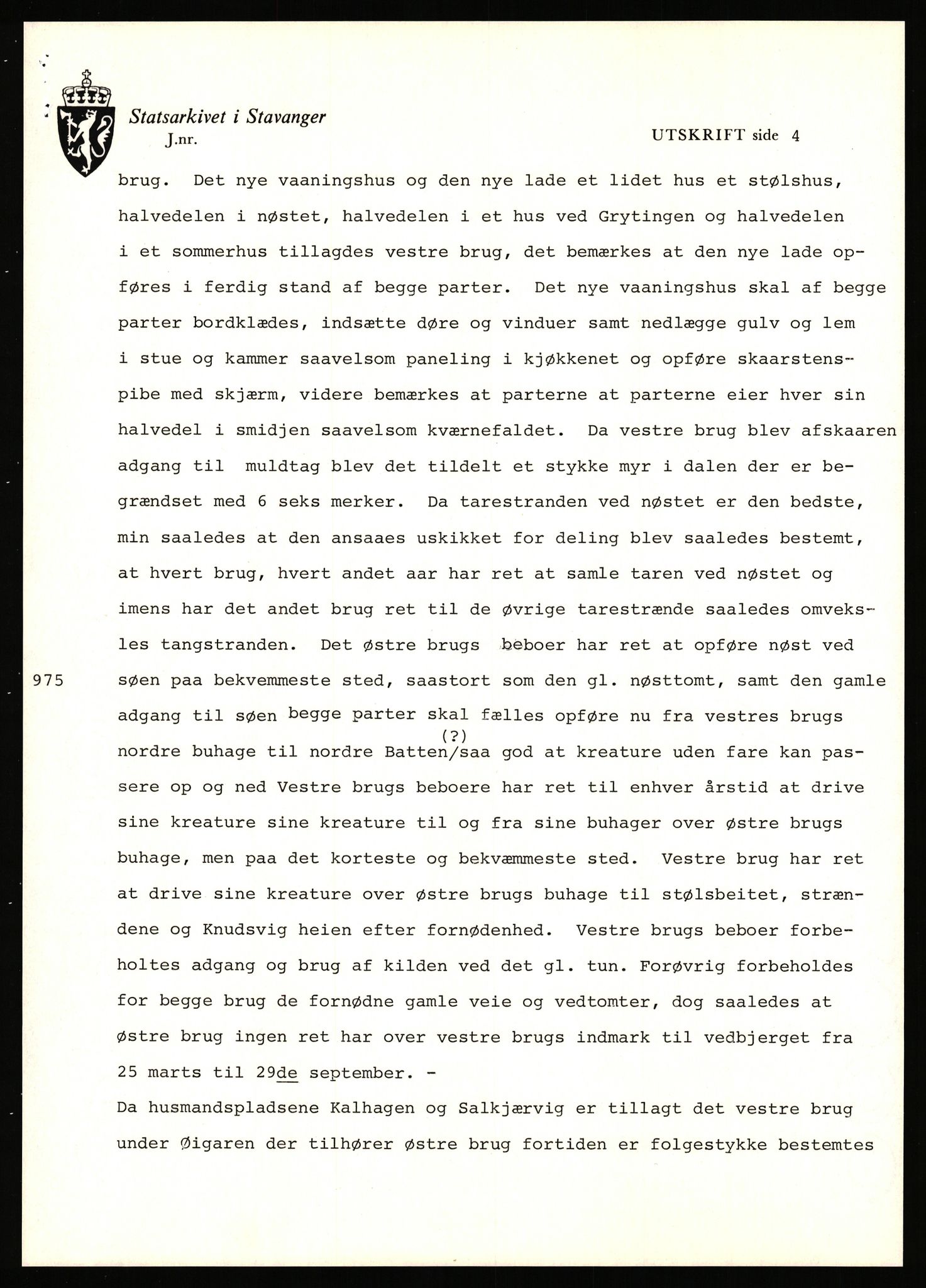 Statsarkivet i Stavanger, AV/SAST-A-101971/03/Y/Yj/L0048: Avskrifter sortert etter gårdsnavn: Kluge - Kristianslyst, 1750-1930, p. 62