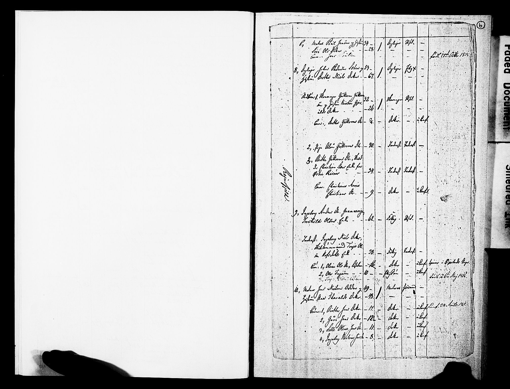 RA, Census 1815 for Dypvåg/Dypvåg, 1815, p. 6