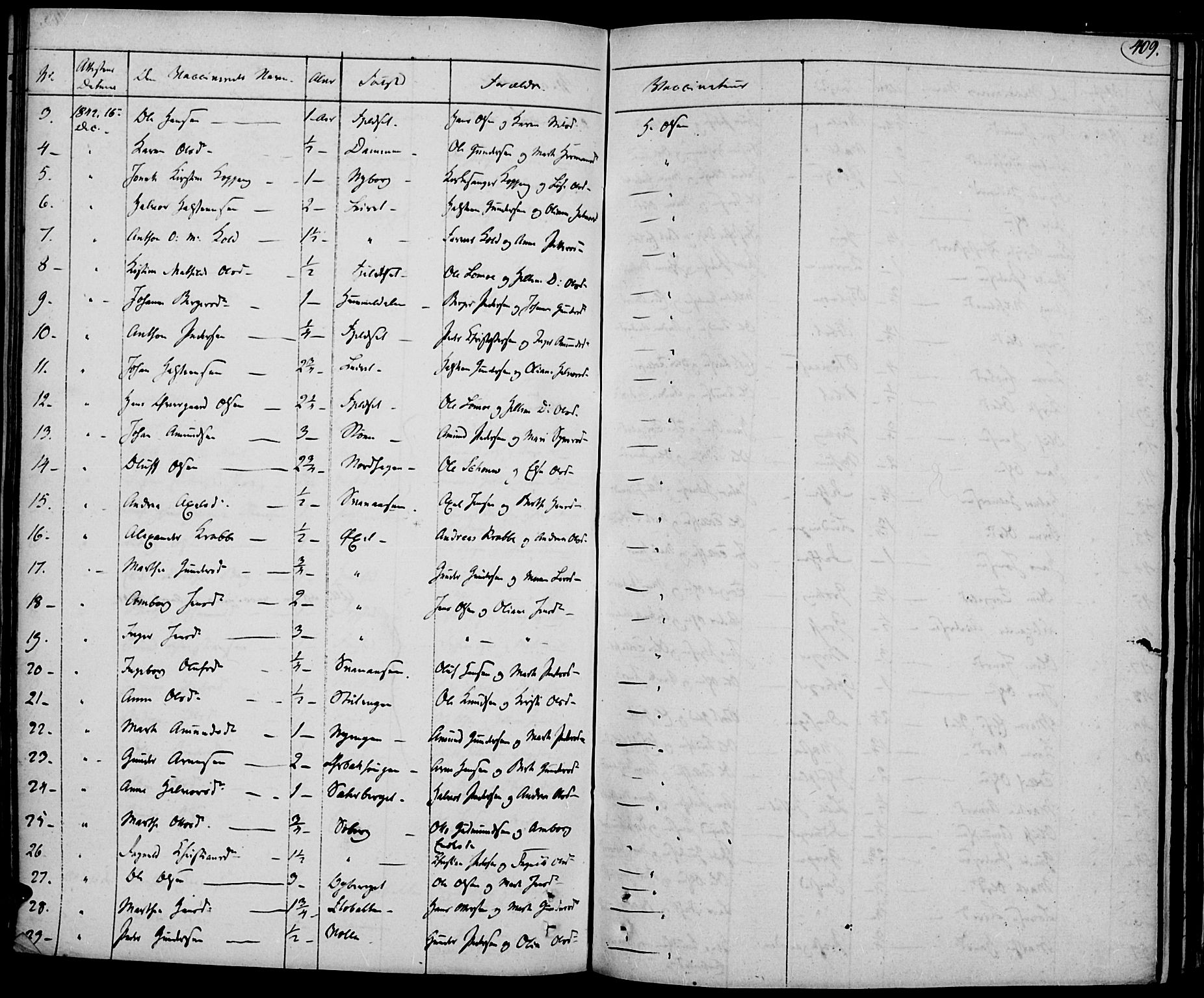 Elverum prestekontor, AV/SAH-PREST-044/H/Ha/Haa/L0008: Parish register (official) no. 8, 1830-1842, p. 409