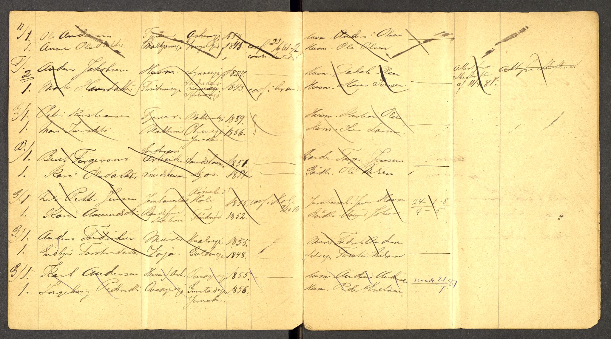 Gran prestekontor, AV/SAH-PREST-112/I/Ie: Banns register no. -, 1881-1882