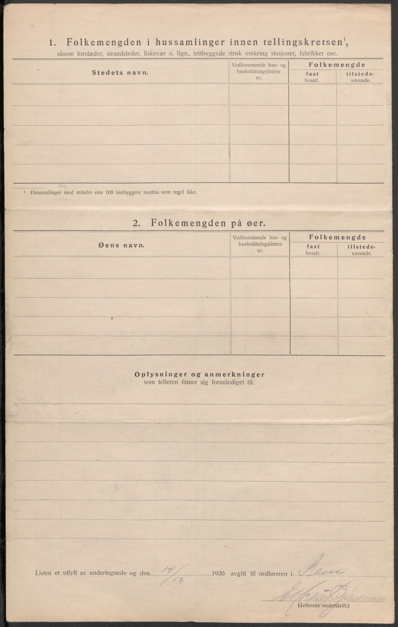 SAKO, 1920 census for Sem, 1920, p. 66