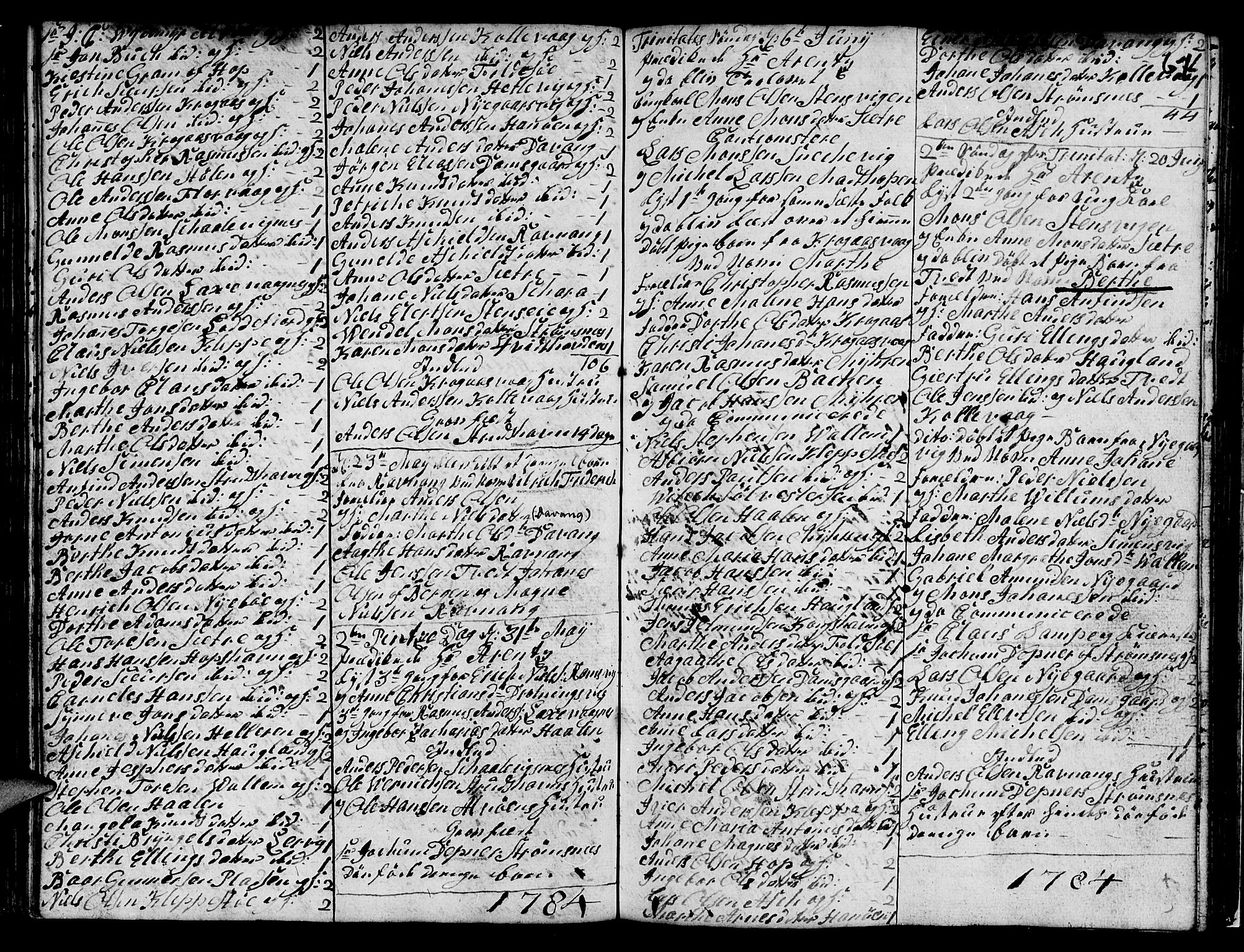 Askøy Sokneprestembete, AV/SAB-A-74101/H/Ha/Hab/Haba/L0001: Parish register (copy) no. A 1, 1775-1792, p. 67