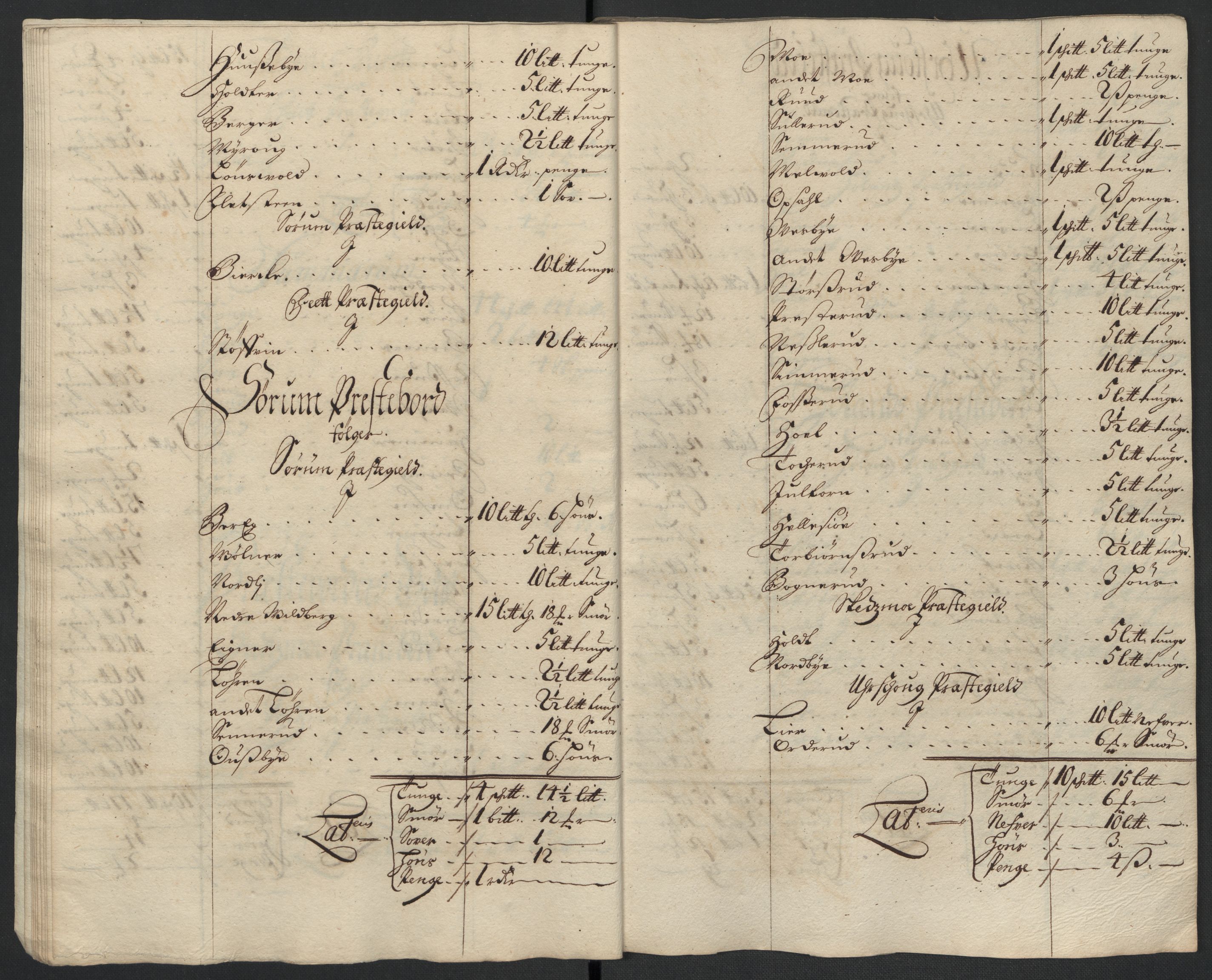 Rentekammeret inntil 1814, Reviderte regnskaper, Fogderegnskap, AV/RA-EA-4092/R11/L0582: Fogderegnskap Nedre Romerike, 1699, p. 126