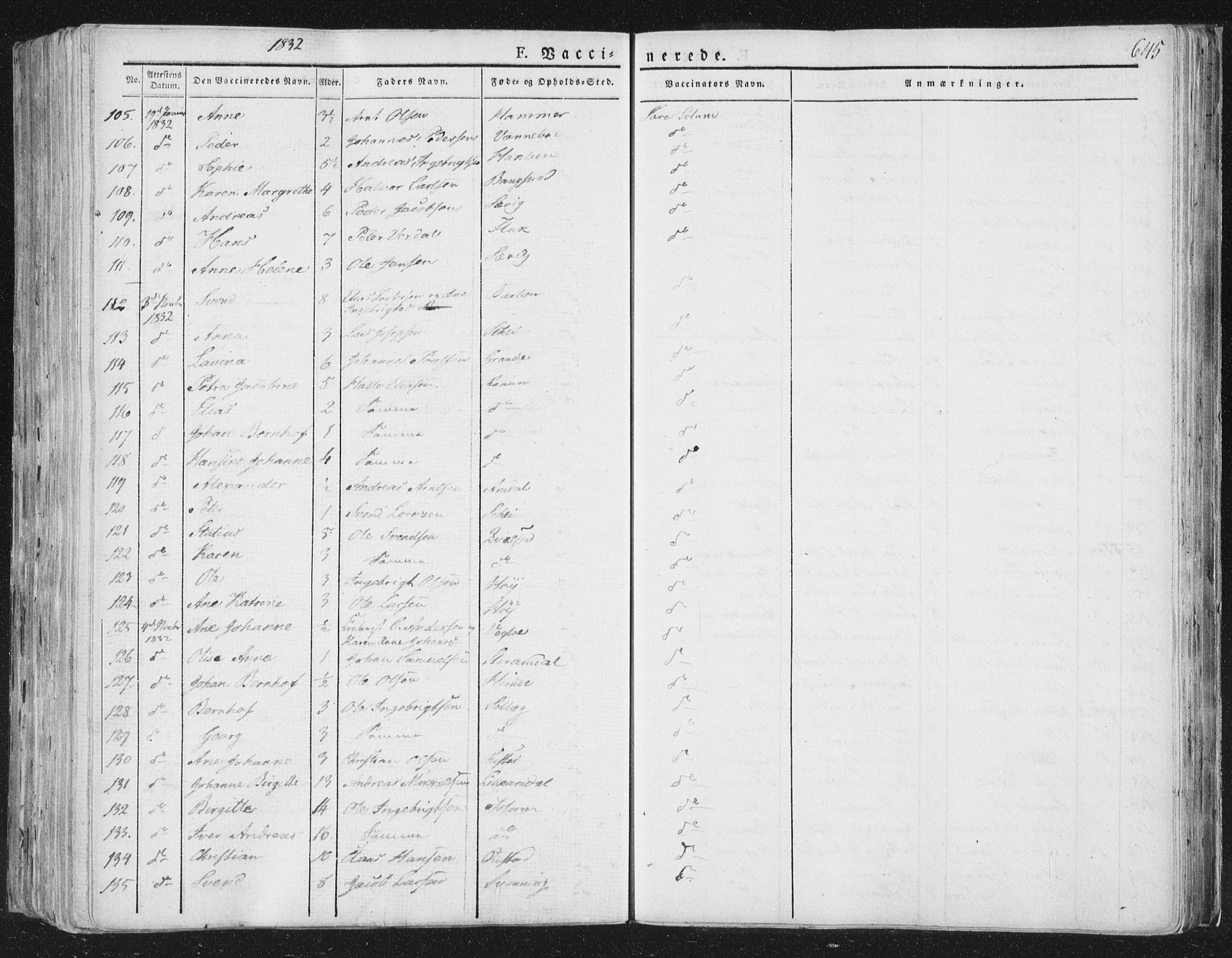 Ministerialprotokoller, klokkerbøker og fødselsregistre - Nord-Trøndelag, SAT/A-1458/764/L0552: Parish register (official) no. 764A07b, 1824-1865, p. 645