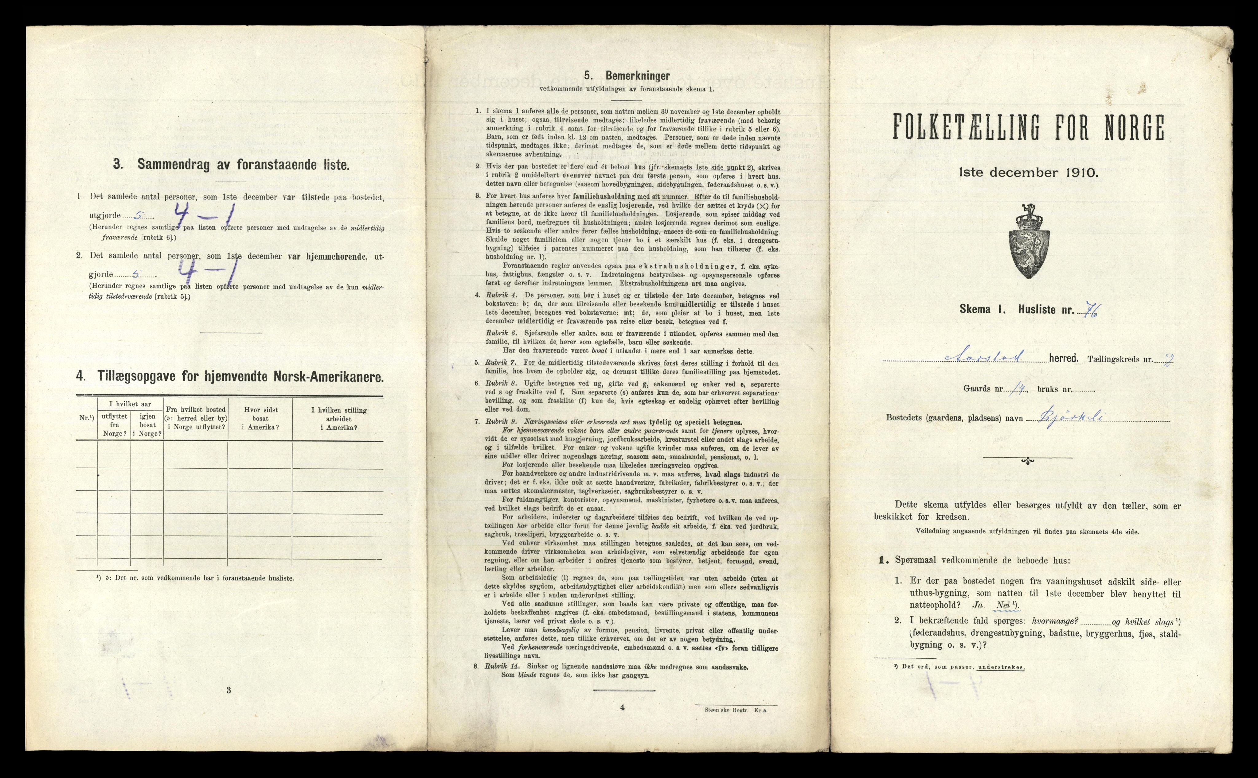 RA, 1910 census for Årstad, 1910, p. 360