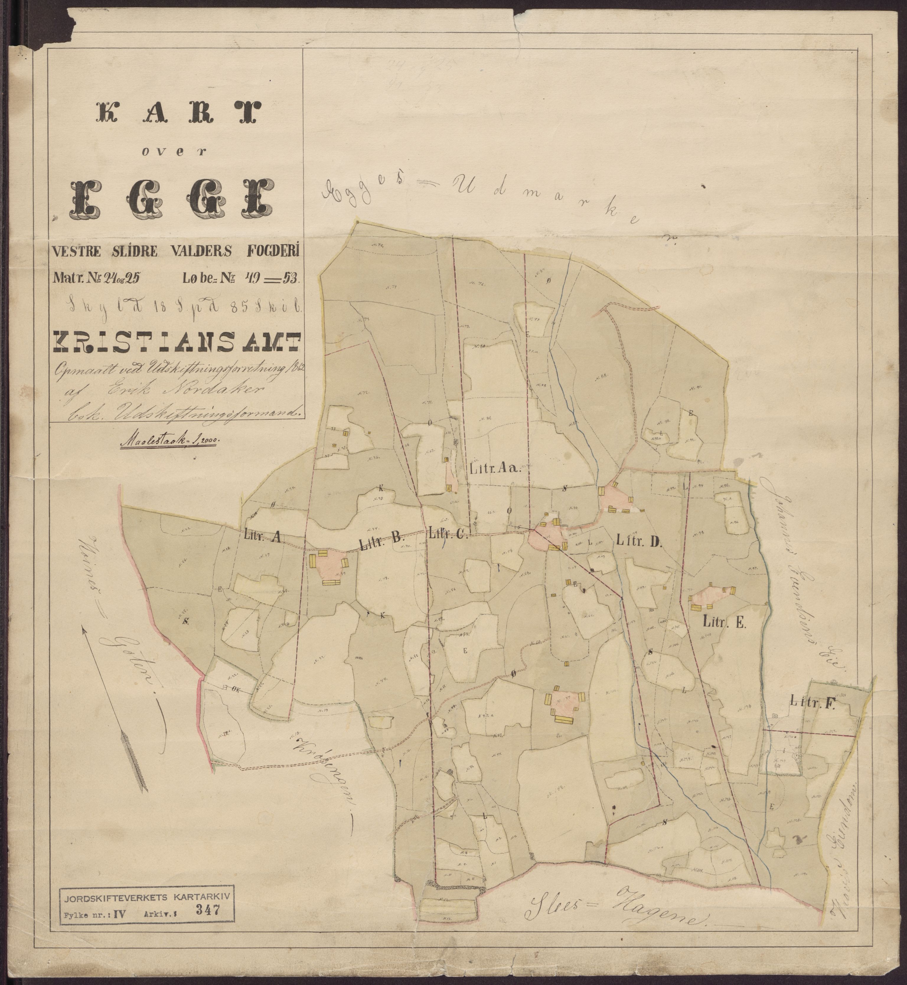 Jordskifteverkets kartarkiv, AV/RA-S-3929/T, 1859-1988, p. 410