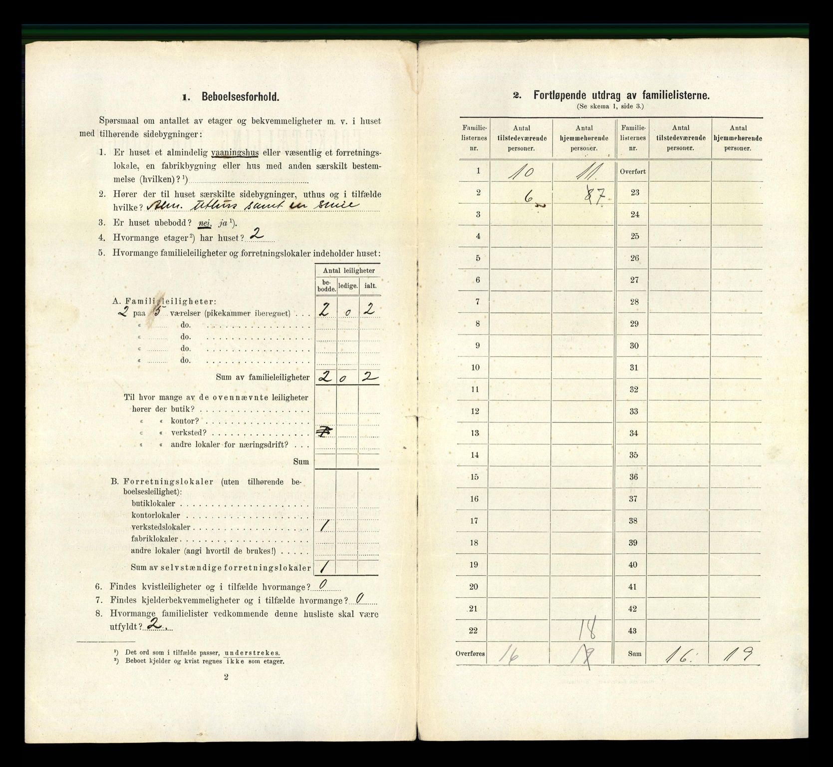RA, 1910 census for Bodø, 1910, p. 1320