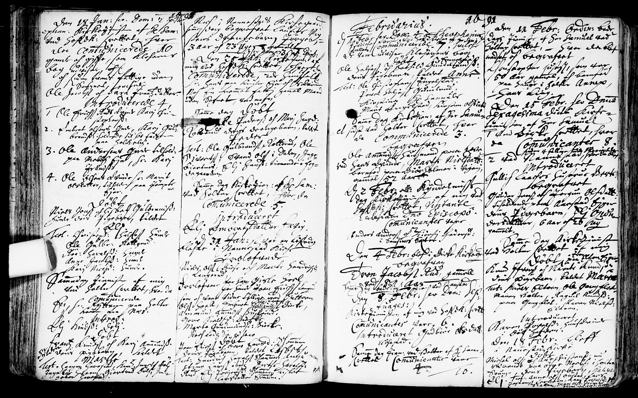 Nannestad prestekontor Kirkebøker, AV/SAO-A-10414a/F/Fa/L0001: Parish register (official) no. I 1, 1689-1702