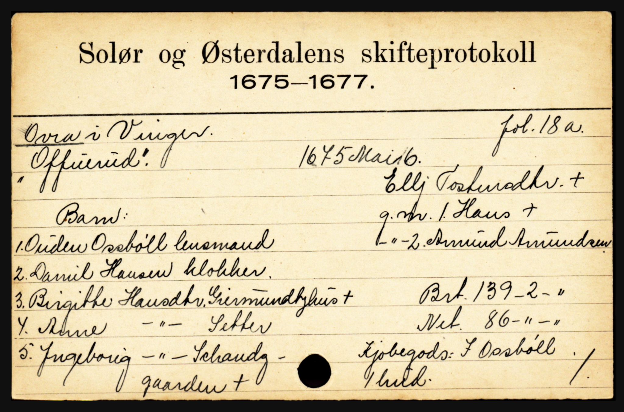 Solør og Østerdalen sorenskriveri, SAH/TING-024/J, 1716-1774, p. 4563