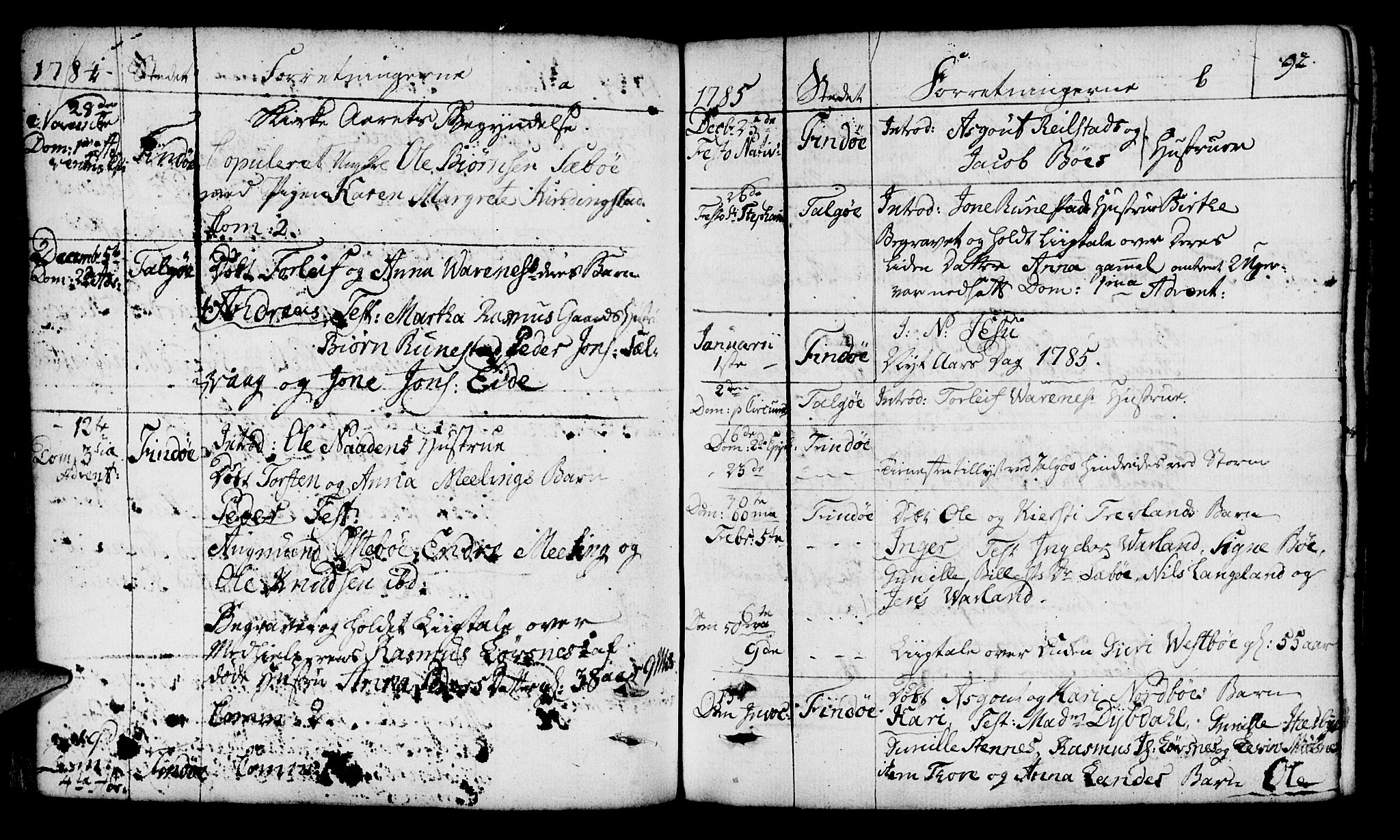 Finnøy sokneprestkontor, SAST/A-101825/H/Ha/Haa/L0005: Parish register (official) no. A 5, 1773-1816, p. 92
