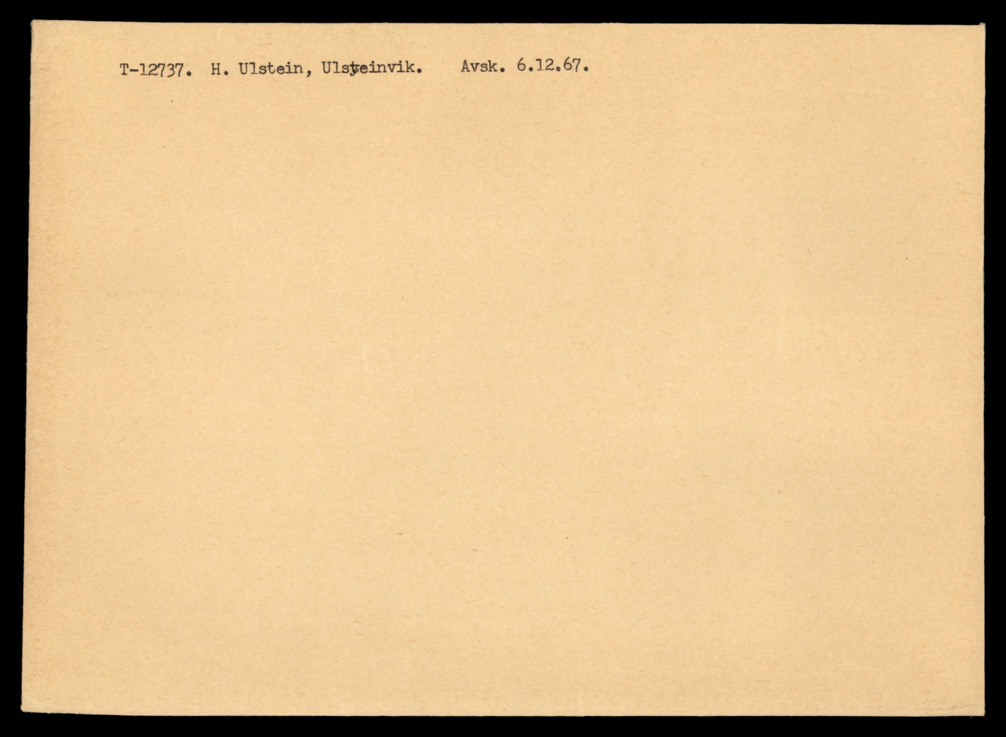 Møre og Romsdal vegkontor - Ålesund trafikkstasjon, AV/SAT-A-4099/F/Fe/L0035: Registreringskort for kjøretøy T 12653 - T 12829, 1927-1998, p. 1584