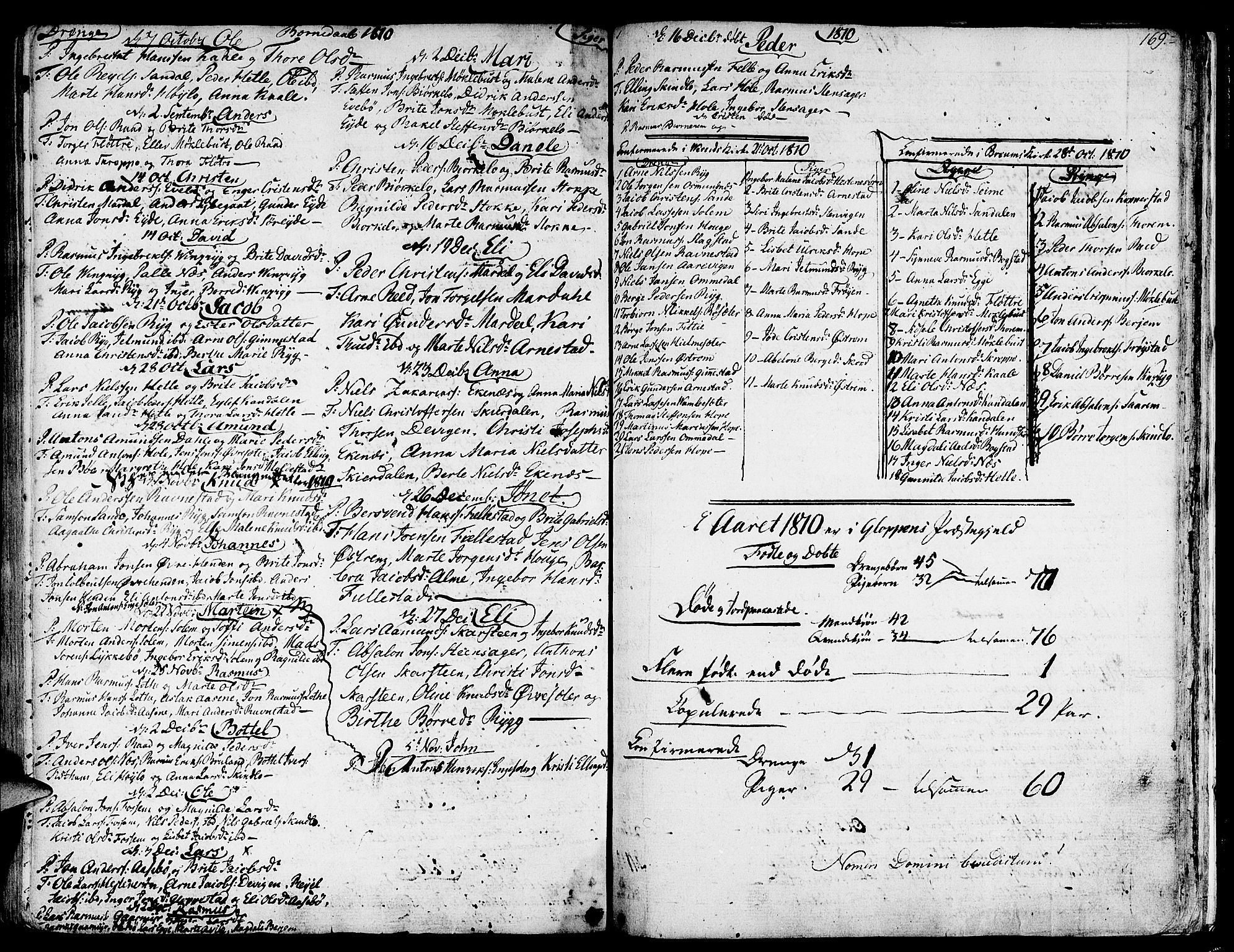 Gloppen sokneprestembete, SAB/A-80101/H/Haa/Haaa/L0005: Parish register (official) no. A 5, 1785-1815, p. 169