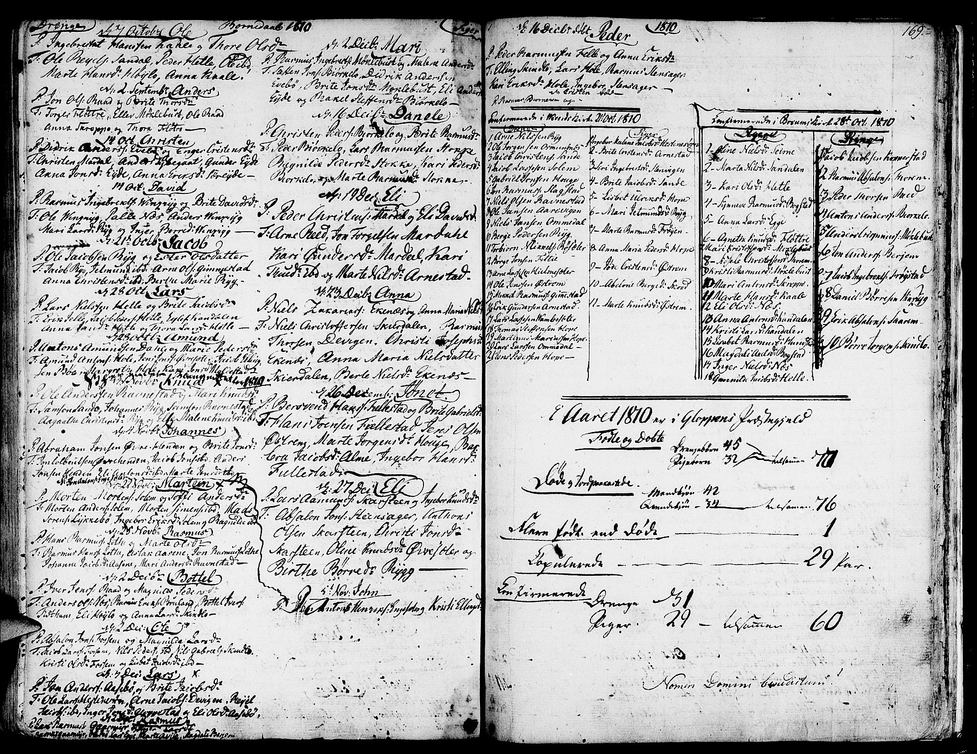 Gloppen sokneprestembete, AV/SAB-A-80101/H/Haa/Haaa/L0005: Parish register (official) no. A 5, 1785-1815, p. 169