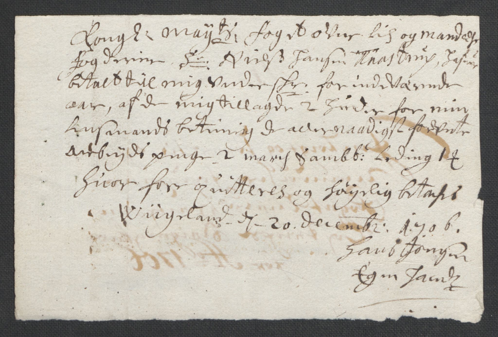 Rentekammeret inntil 1814, Reviderte regnskaper, Fogderegnskap, AV/RA-EA-4092/R43/L2551: Fogderegnskap Lista og Mandal, 1705-1709, p. 328