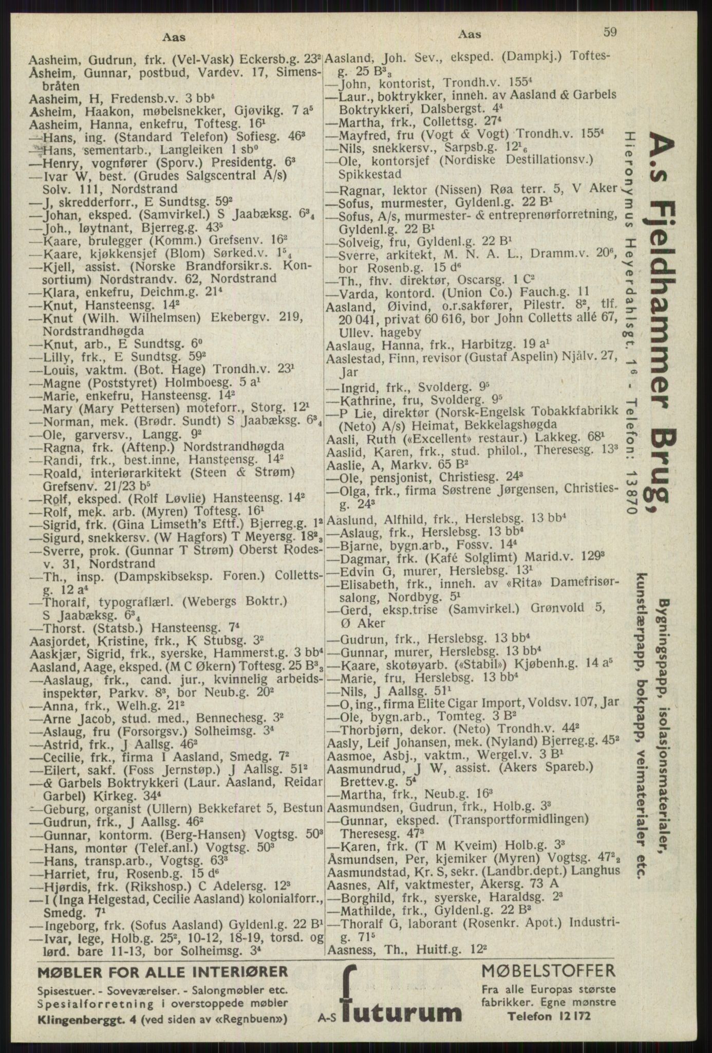 Kristiania/Oslo adressebok, PUBL/-, 1941, p. 59