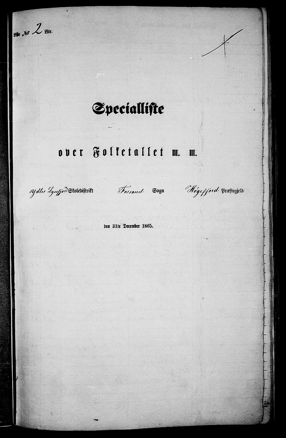 RA, 1865 census for Høgsfjord, 1865, p. 18