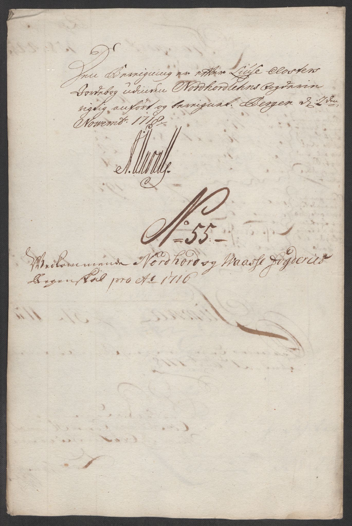 Rentekammeret inntil 1814, Reviderte regnskaper, Fogderegnskap, AV/RA-EA-4092/R51/L3199: Fogderegnskap Nordhordland og Voss, 1716, p. 246