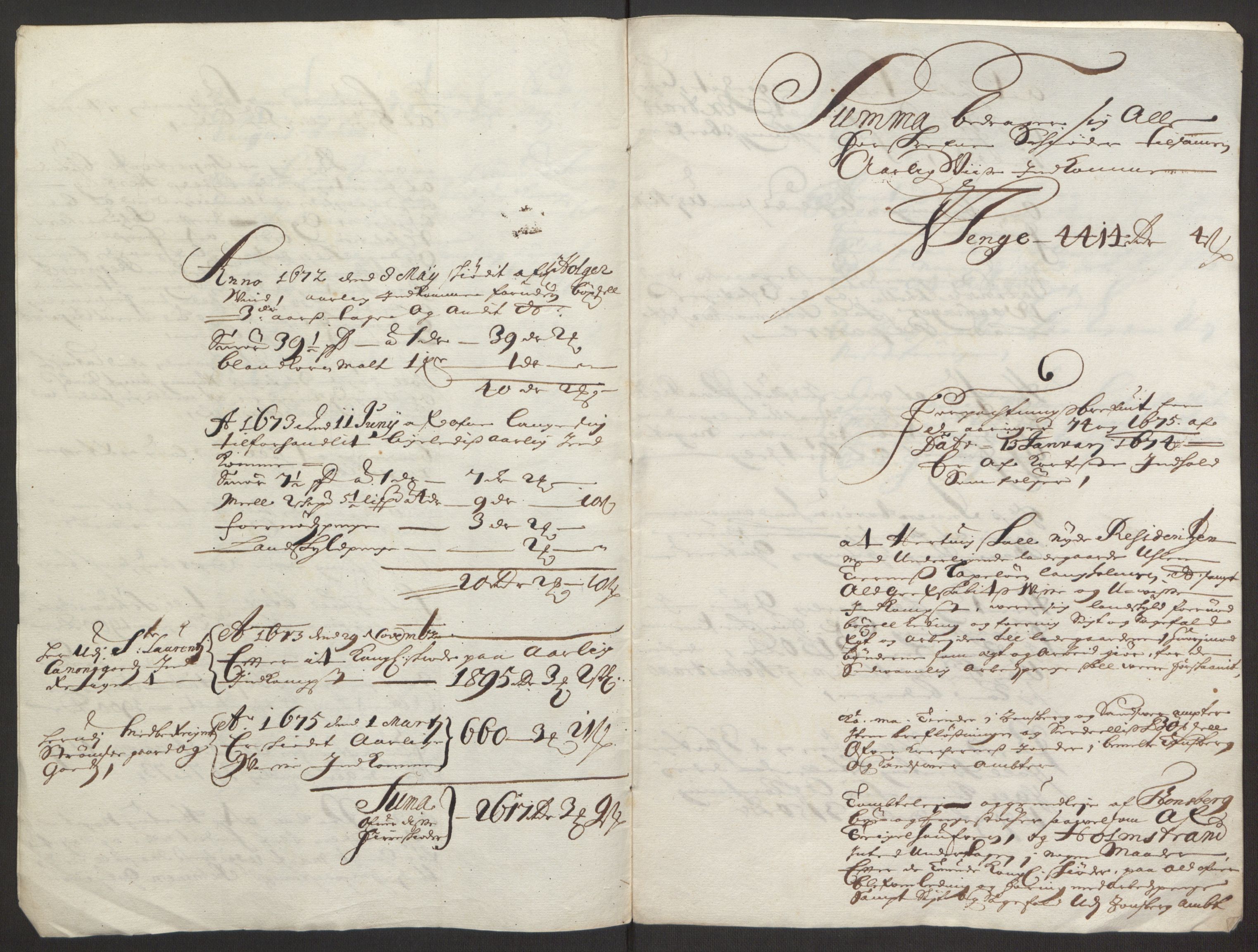 Rentekammeret inntil 1814, Reviderte regnskaper, Fogderegnskap, AV/RA-EA-4092/R32/L1844: Fogderegnskap Jarlsberg grevskap, 1674-1675, p. 384