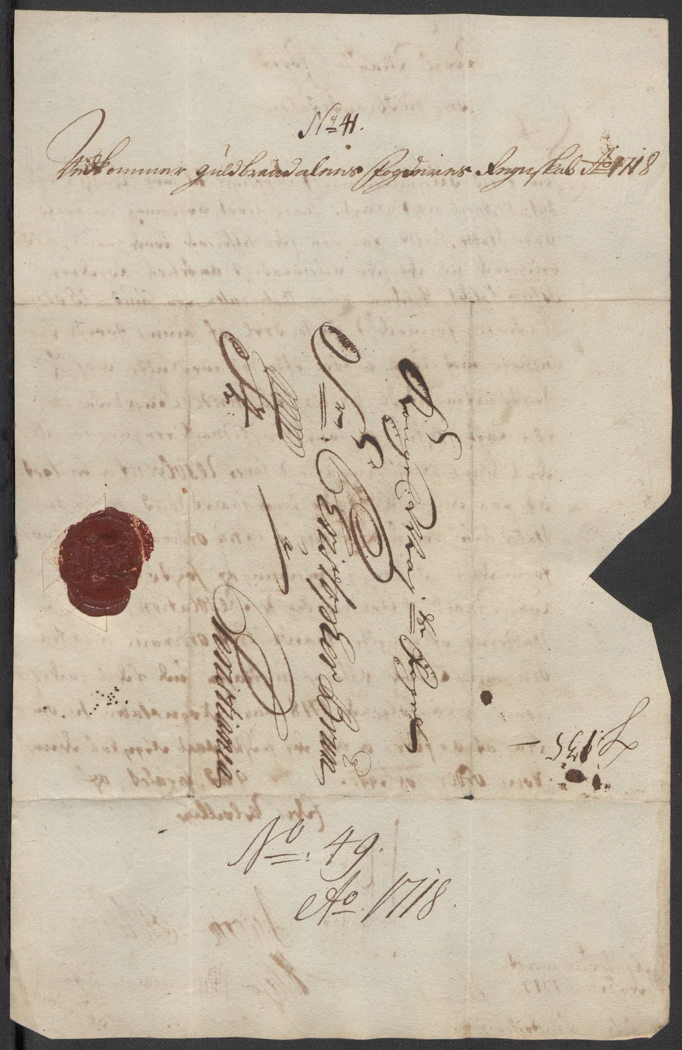 Rentekammeret inntil 1814, Reviderte regnskaper, Fogderegnskap, RA/EA-4092/R17/L1188: Fogderegnskap Gudbrandsdal, 1718, p. 233