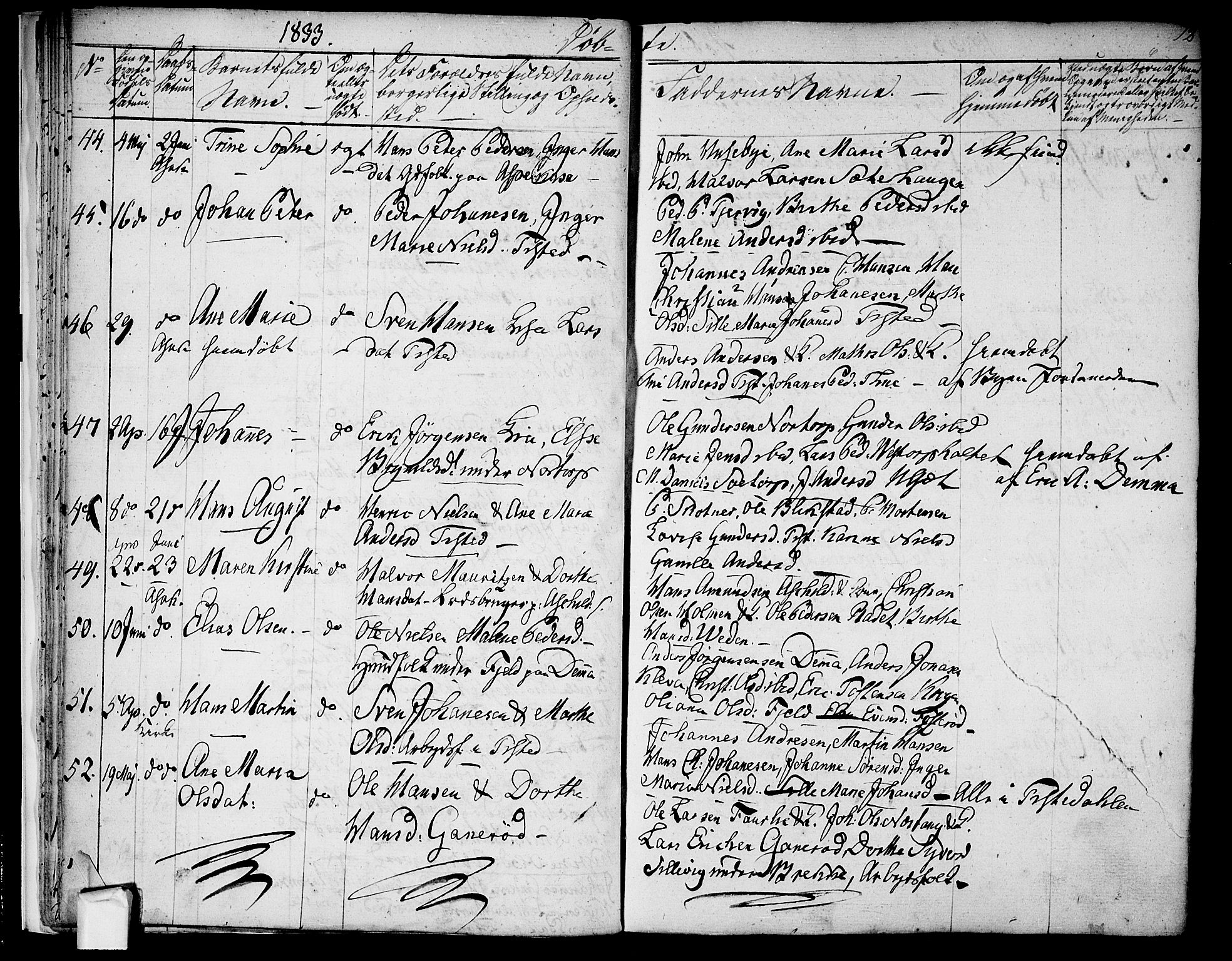 Berg prestekontor Kirkebøker, AV/SAO-A-10902/F/Fa/L0003: Parish register (official) no. I 3, 1832-1842, p. 12