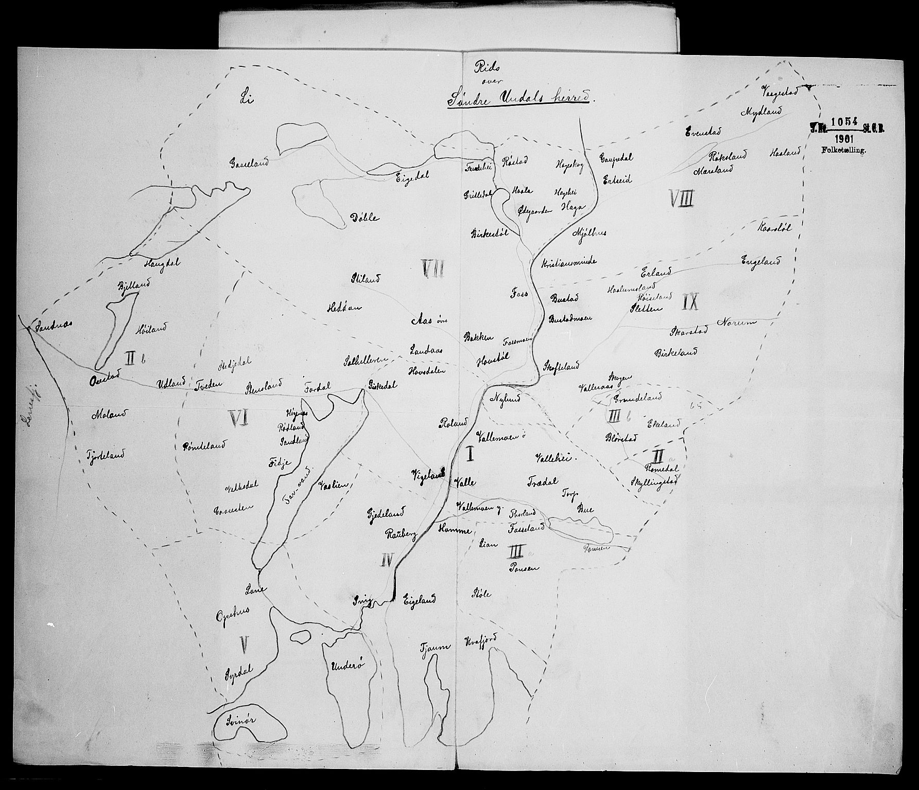 SAK, 1900 census for Sør-Audnedal, 1900, p. 15