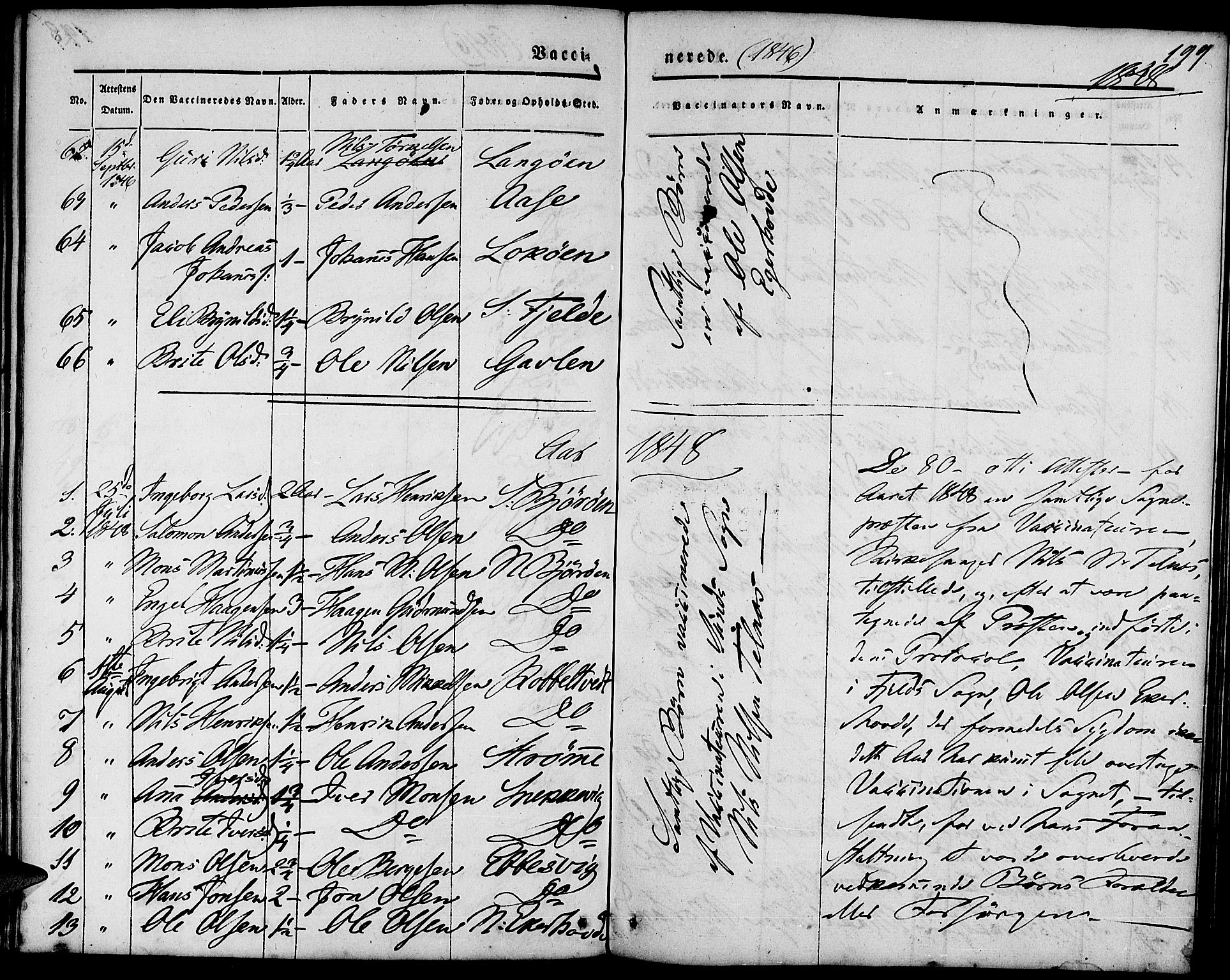 Fjell sokneprestembete, SAB/A-75301/H/Haa: Parish register (official) no. A 1, 1835-1850, p. 199