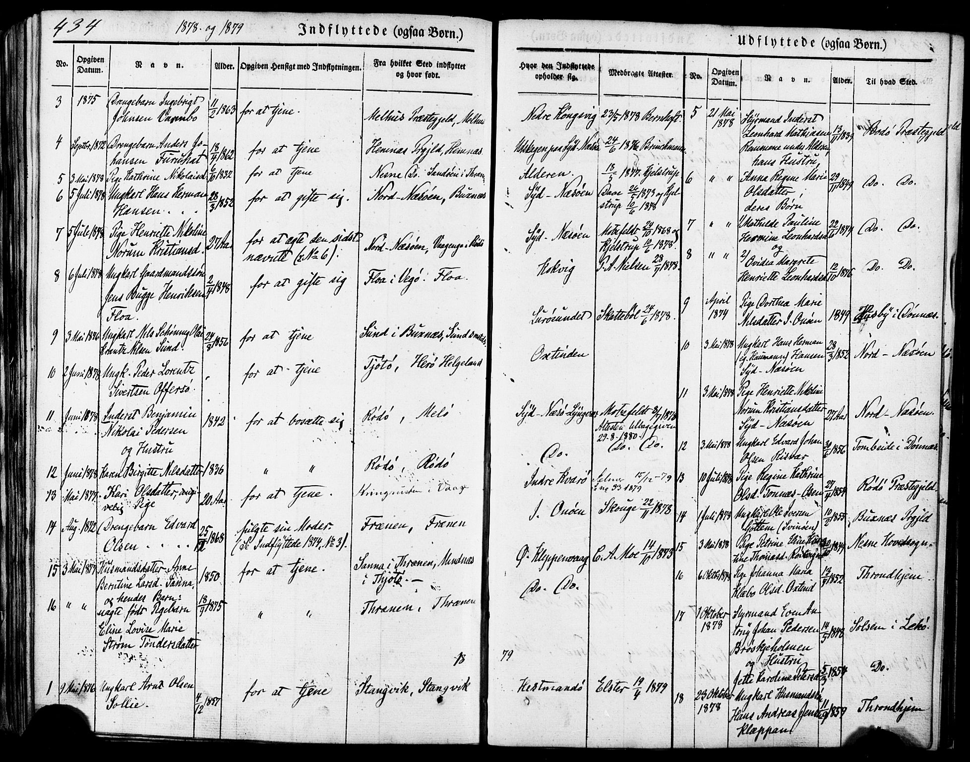 Ministerialprotokoller, klokkerbøker og fødselsregistre - Nordland, SAT/A-1459/839/L0567: Parish register (official) no. 839A04, 1863-1879, p. 434
