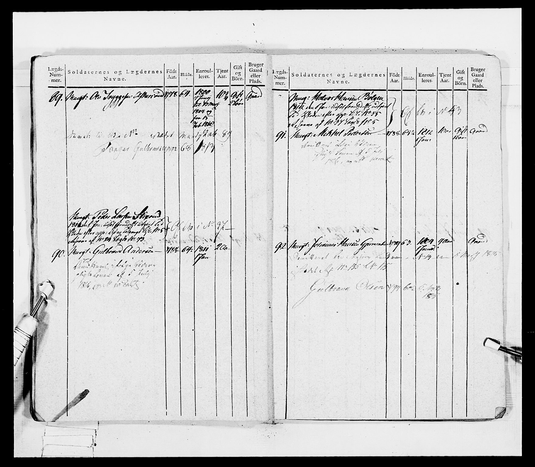 Generalitets- og kommissariatskollegiet, Det kongelige norske kommissariatskollegium, AV/RA-EA-5420/E/Eh/L0036a: Nordafjelske gevorbne infanteriregiment, 1813, p. 95