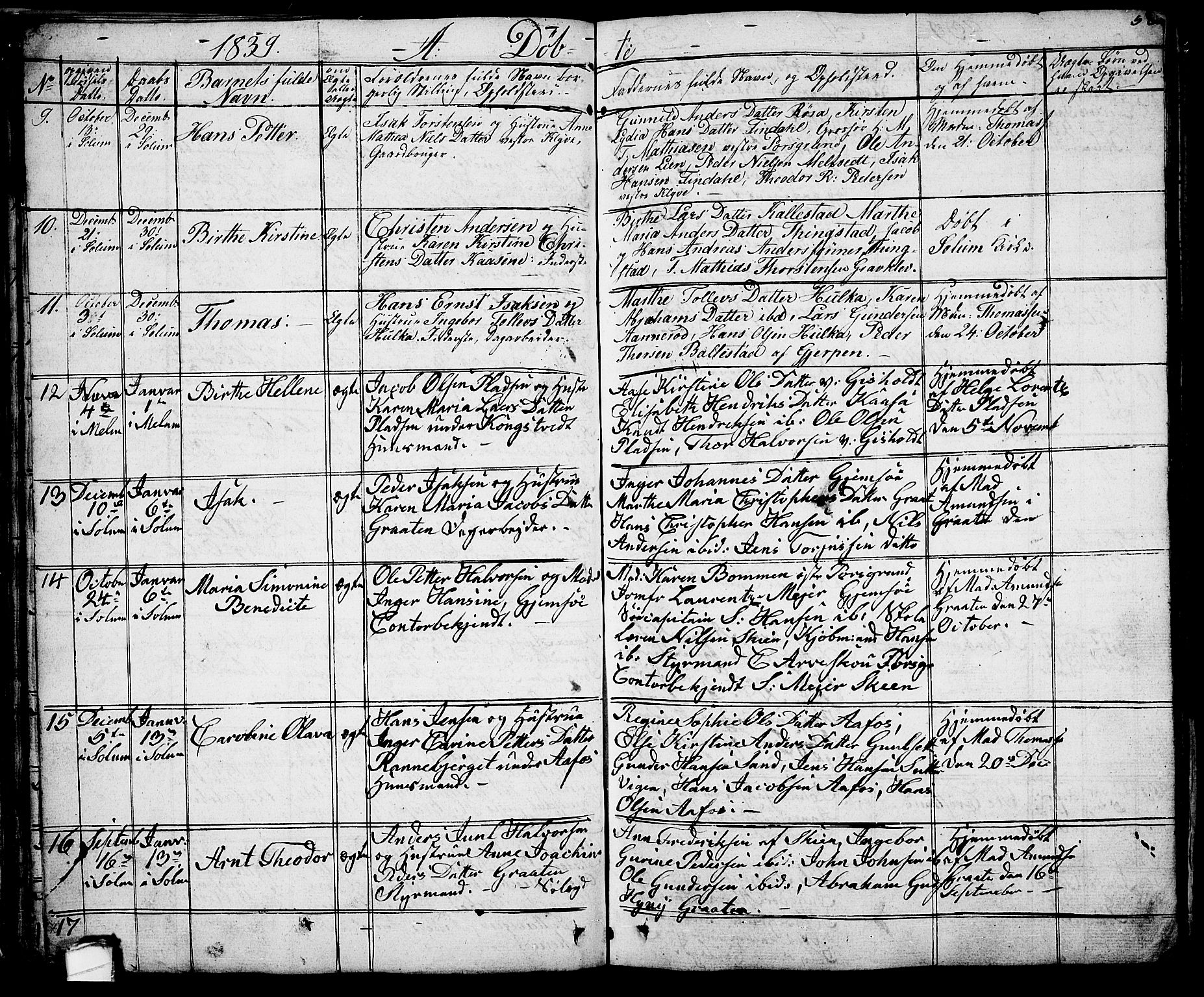 Solum kirkebøker, SAKO/A-306/G/Ga/L0002: Parish register (copy) no. I 2, 1834-1848, p. 58