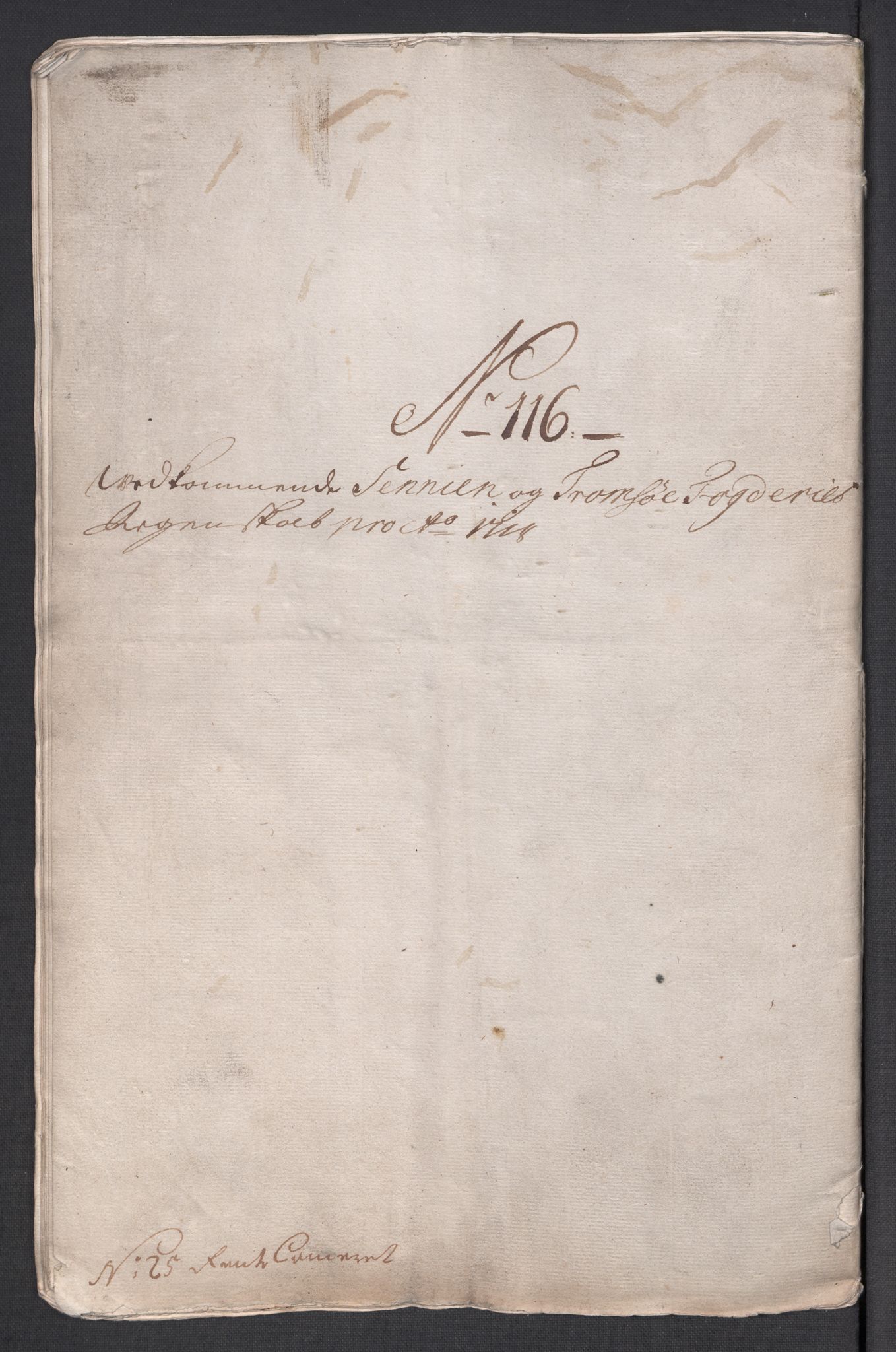 Rentekammeret inntil 1814, Reviderte regnskaper, Fogderegnskap, AV/RA-EA-4092/R68/L4764: Fogderegnskap Senja og Troms, 1718, p. 469