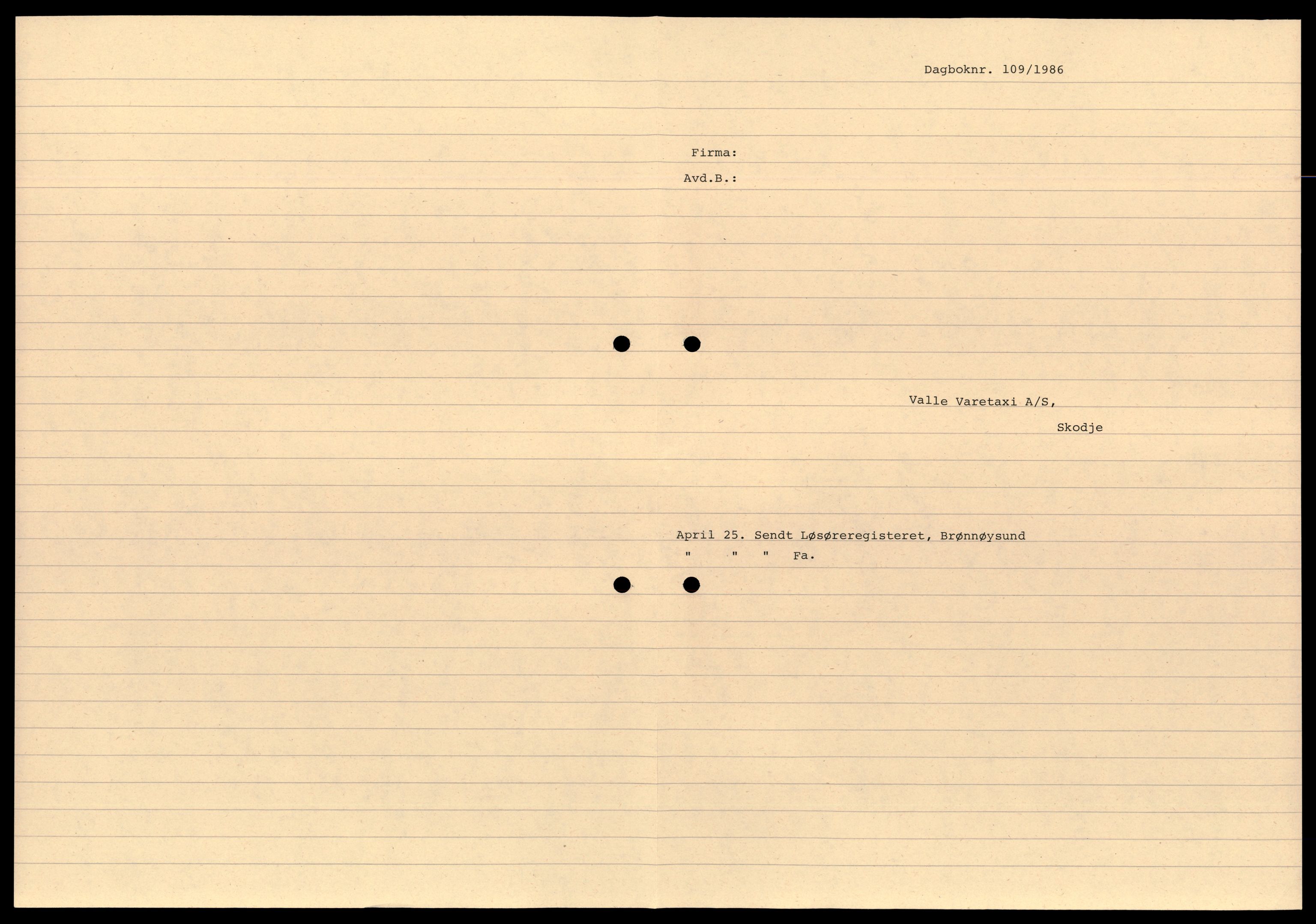 Nordre Sunnmøre sorenskriveri, AV/SAT-A-0006/2/J/Jd/Jde/L0057: Bilag. Aksjeselskap, Va-Ve, 1944-1990, p. 1