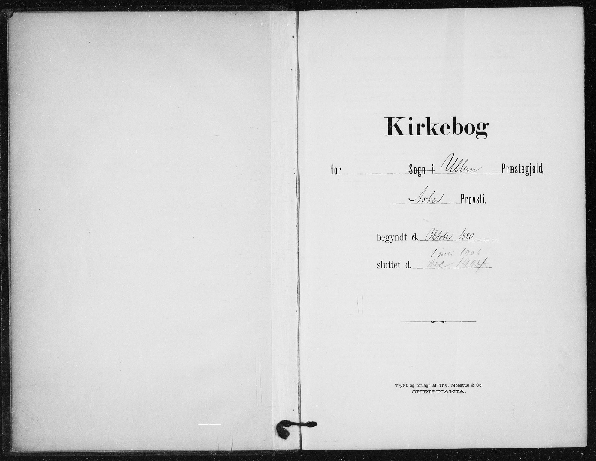 Vestre Aker prestekontor Kirkebøker, SAO/A-10025/F/Fb/L0001: Parish register (official) no. II 1, 1880-1906