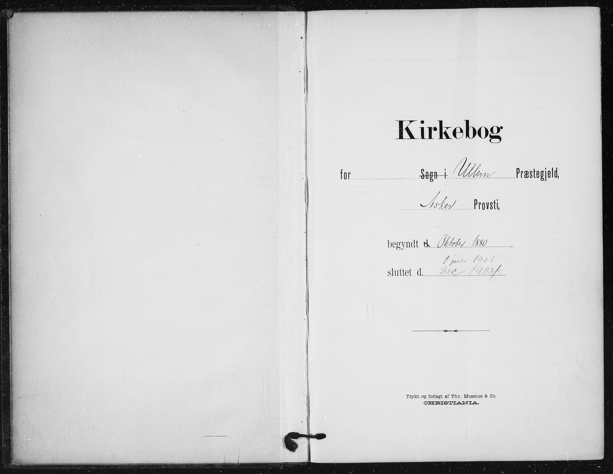 Vestre Aker prestekontor Kirkebøker, AV/SAO-A-10025/F/Fb/L0001: Parish register (official) no. II 1, 1880-1906