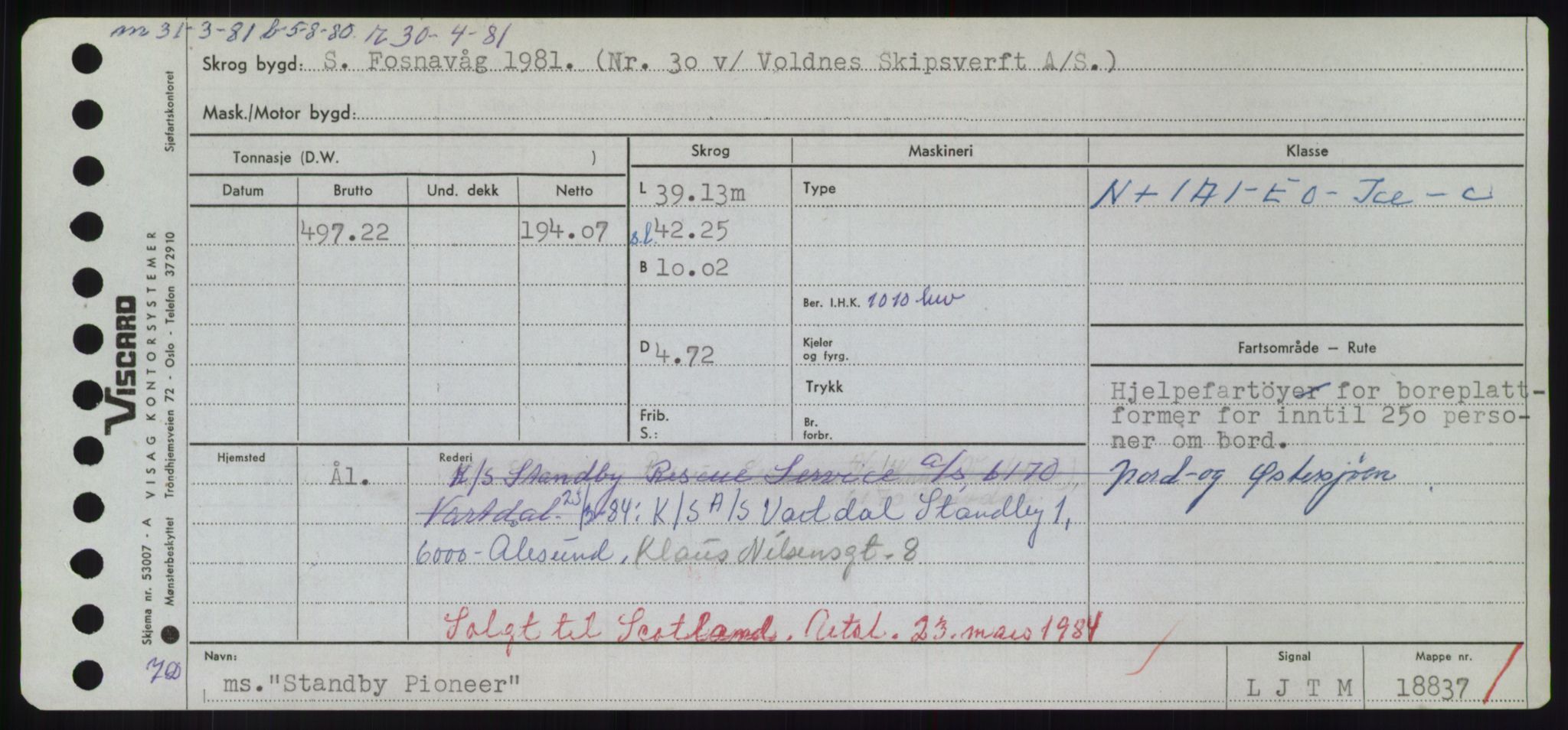 Sjøfartsdirektoratet med forløpere, Skipsmålingen, RA/S-1627/H/Hd/L0036: Fartøy, St, p. 73