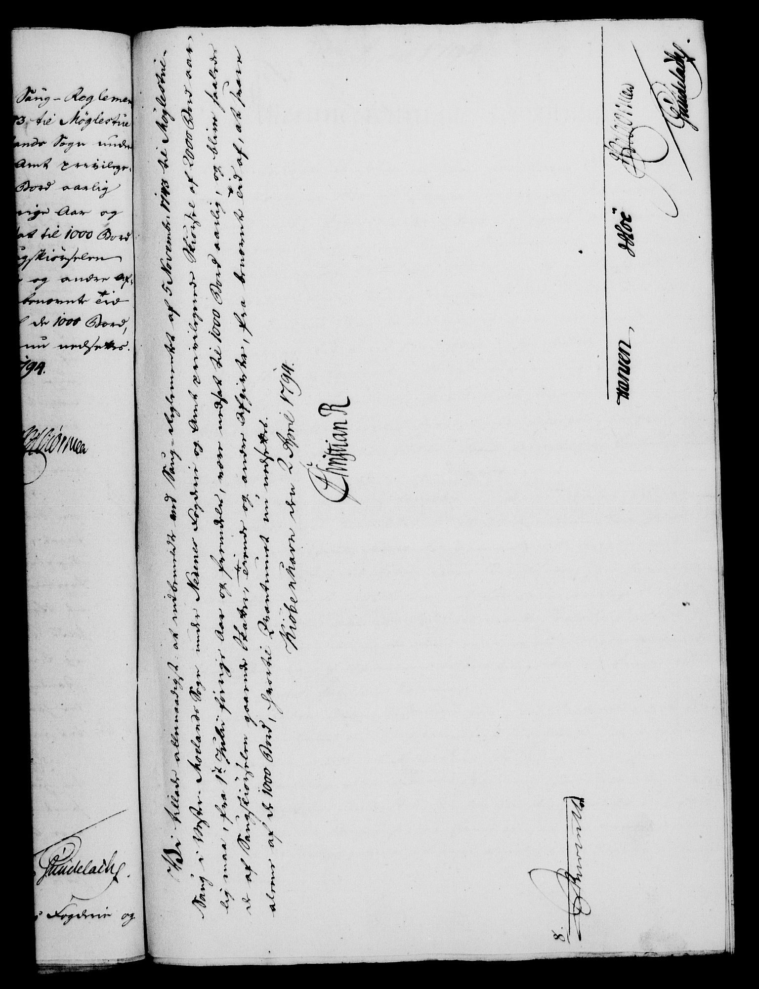 Rentekammeret, Kammerkanselliet, RA/EA-3111/G/Gf/Gfa/L0076: Norsk relasjons- og resolusjonsprotokoll (merket RK 52.76), 1794, p. 143