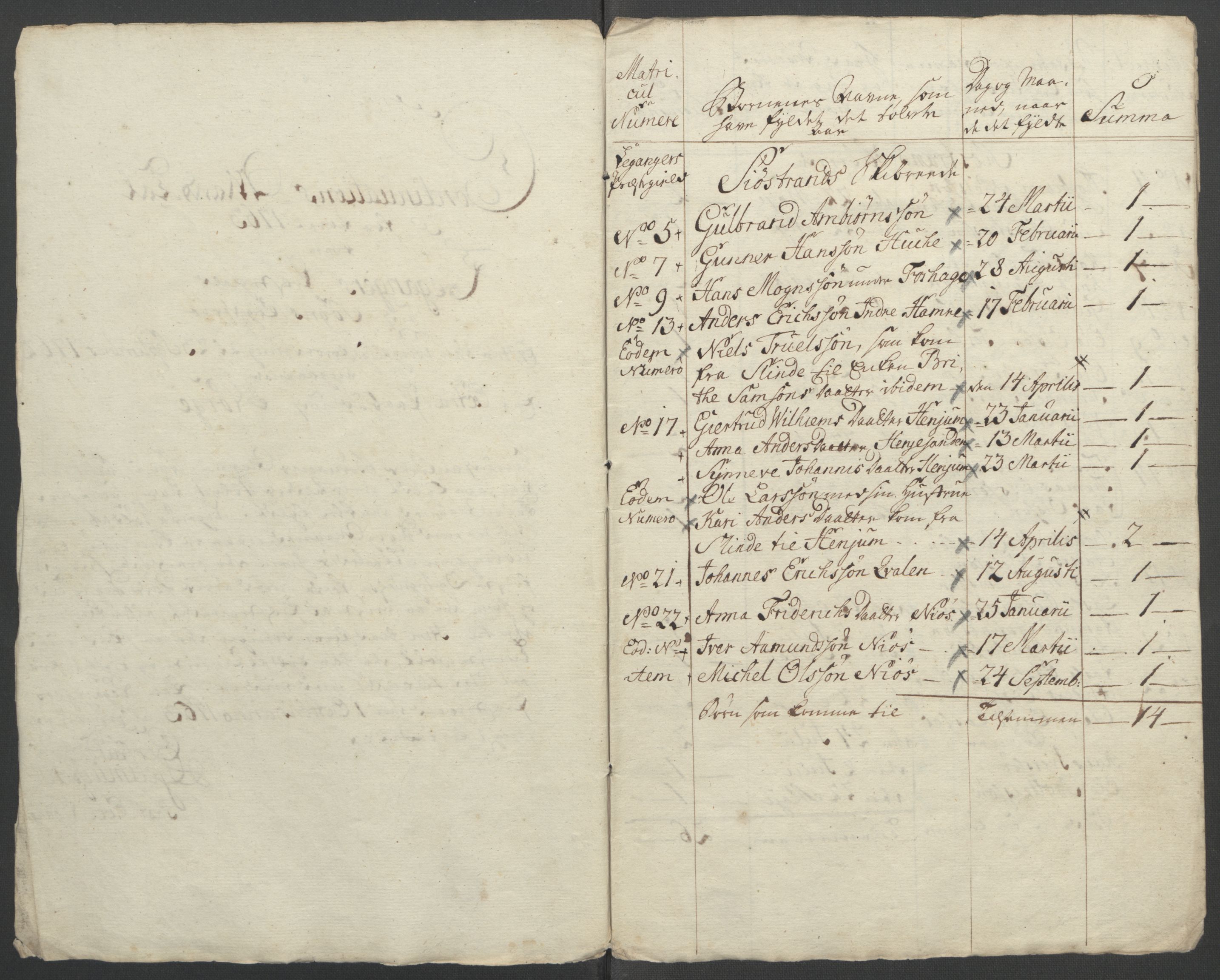 Rentekammeret inntil 1814, Reviderte regnskaper, Fogderegnskap, AV/RA-EA-4092/R52/L3418: Ekstraskatten Sogn, 1762-1769, p. 246