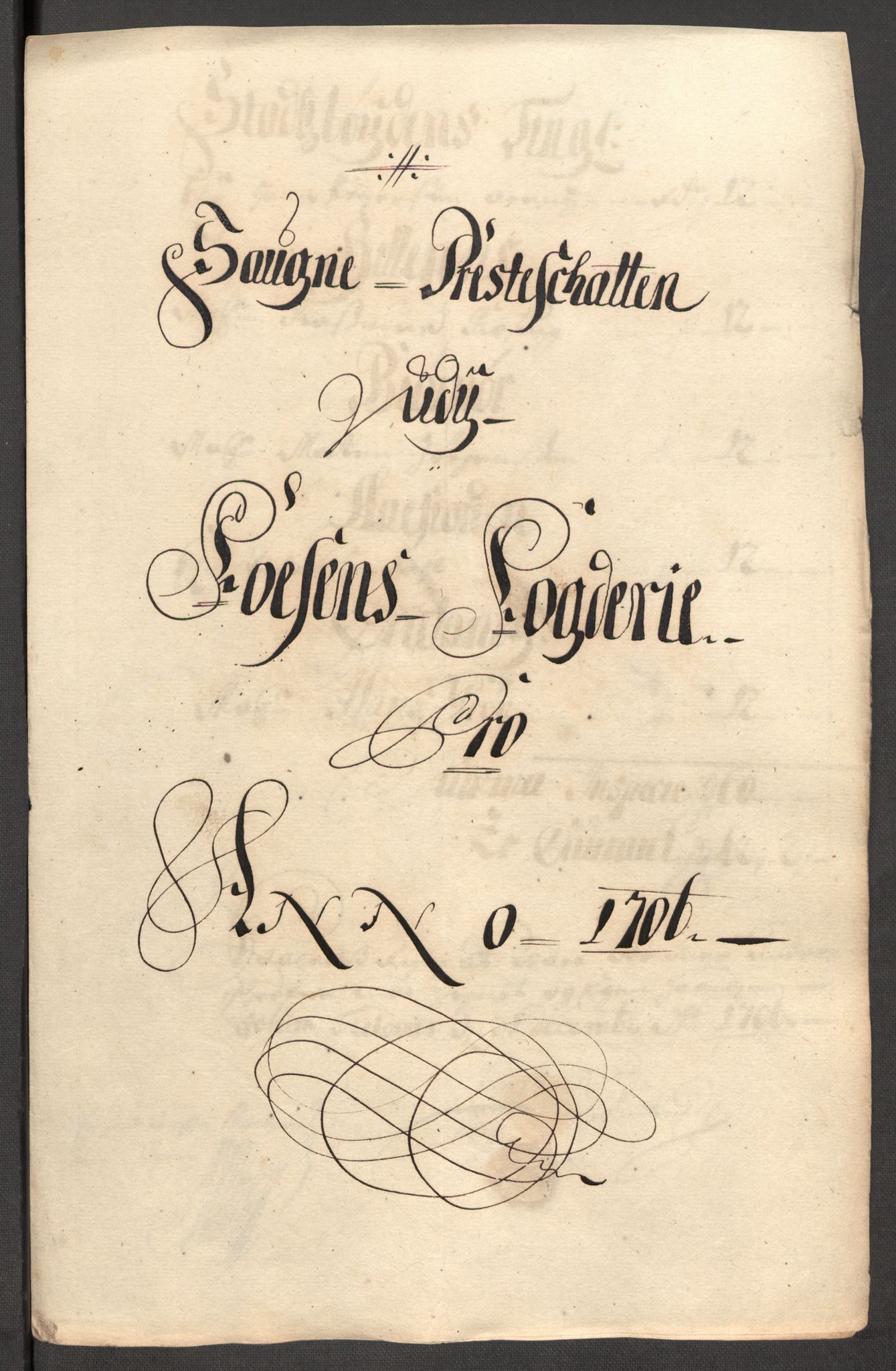 Rentekammeret inntil 1814, Reviderte regnskaper, Fogderegnskap, RA/EA-4092/R57/L3857: Fogderegnskap Fosen, 1706-1707, p. 95
