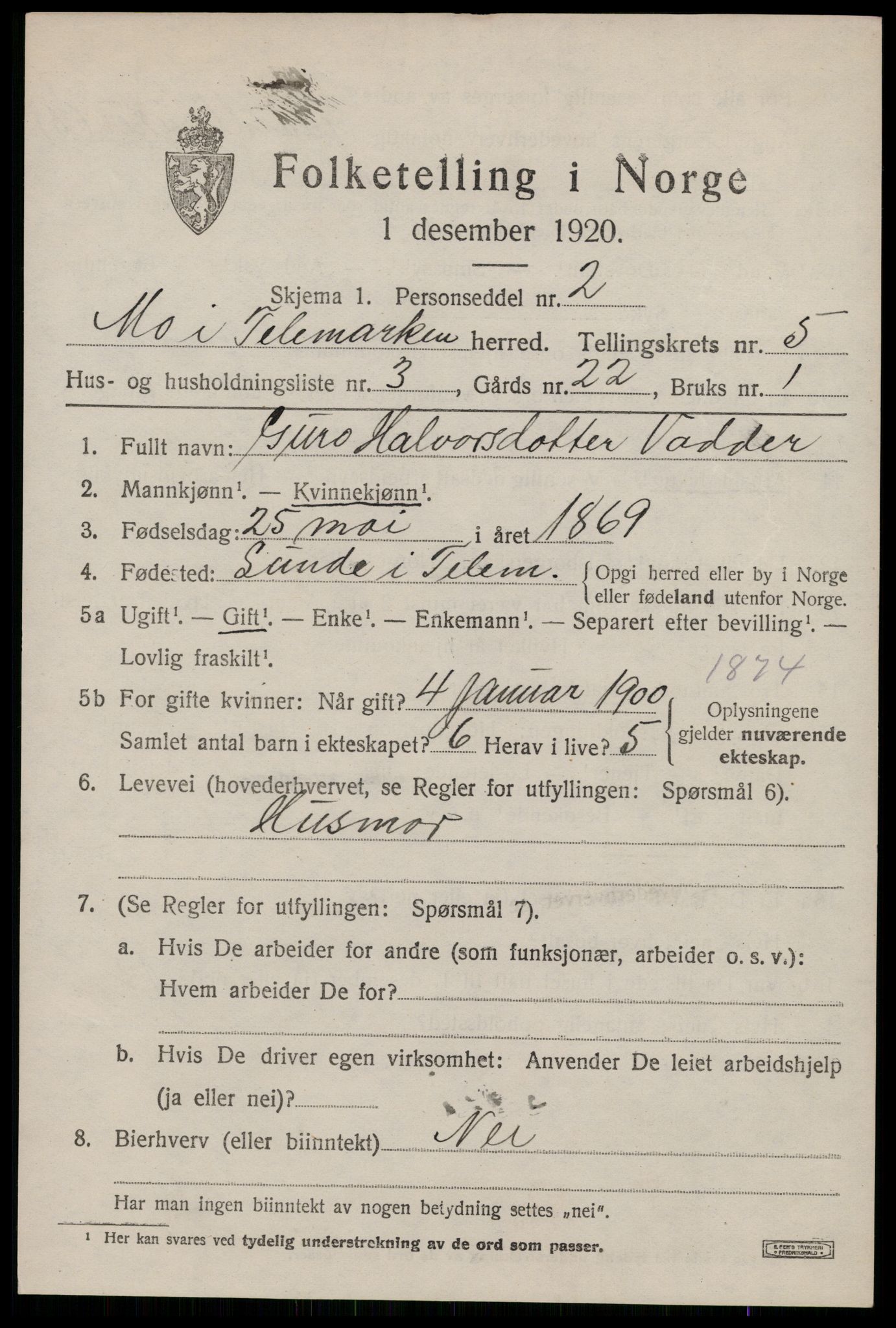 SAKO, 1920 census for Mo, 1920, p. 2020