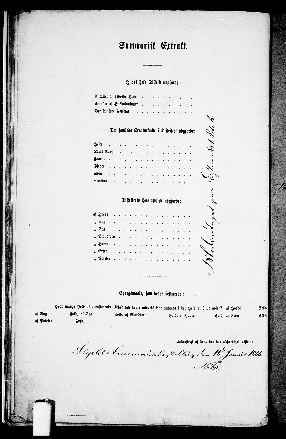 RA, 1865 census for Skjold, 1865, p. 23