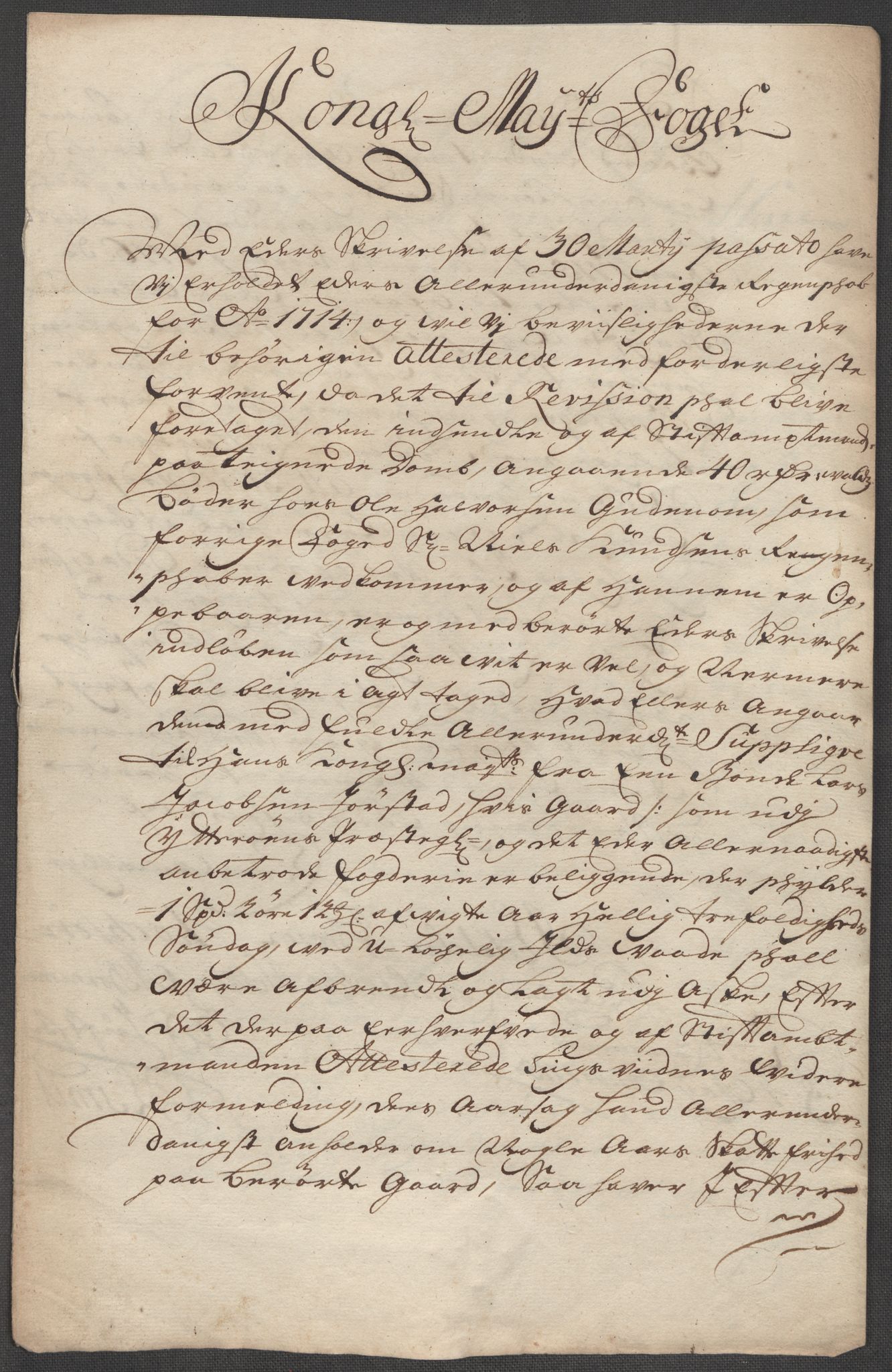Rentekammeret inntil 1814, Reviderte regnskaper, Fogderegnskap, RA/EA-4092/R63/L4324: Fogderegnskap Inderøy, 1716, p. 293