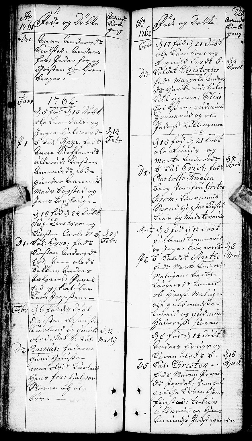 Aurskog prestekontor Kirkebøker, SAO/A-10304a/F/Fa/L0002: Parish register (official) no. I 2, 1735-1766, p. 220