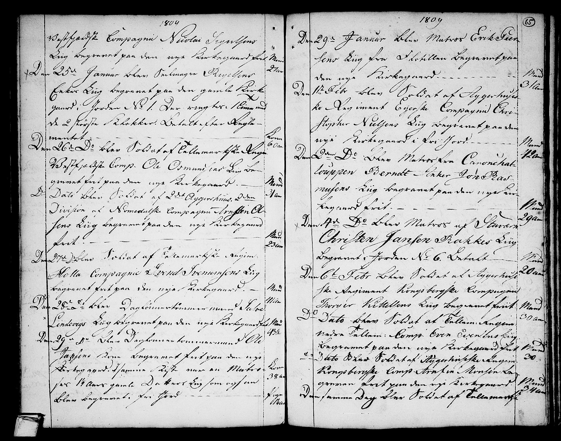 Stavern kirkebøker, AV/SAKO-A-318/F/Fa/L0003: Parish register (official) no. 3, 1783-1809, p. 65