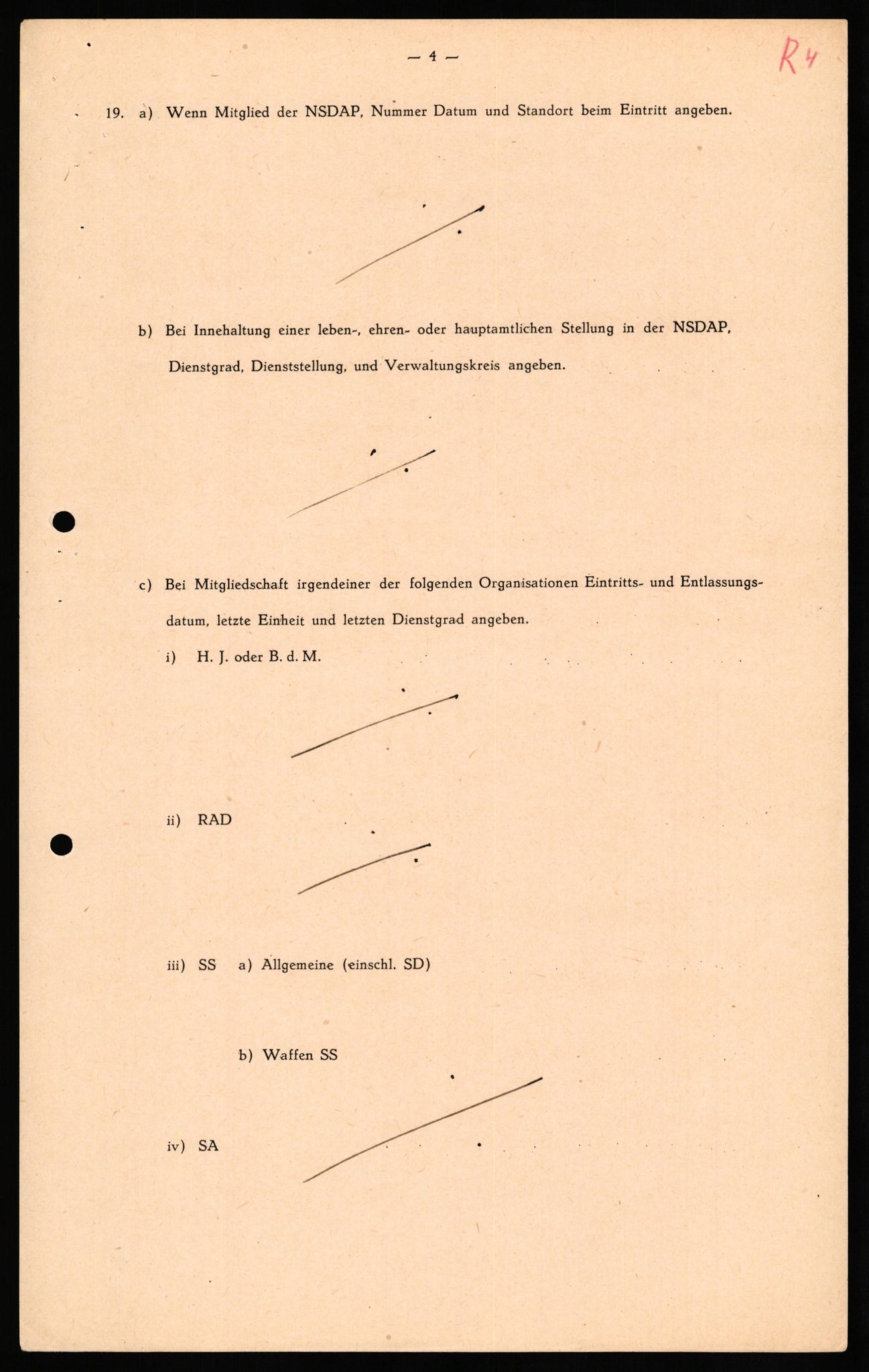 Forsvaret, Forsvarets overkommando II, RA/RAFA-3915/D/Db/L0028: CI Questionaires. Tyske okkupasjonsstyrker i Norge. Tyskere., 1945-1946, p. 235